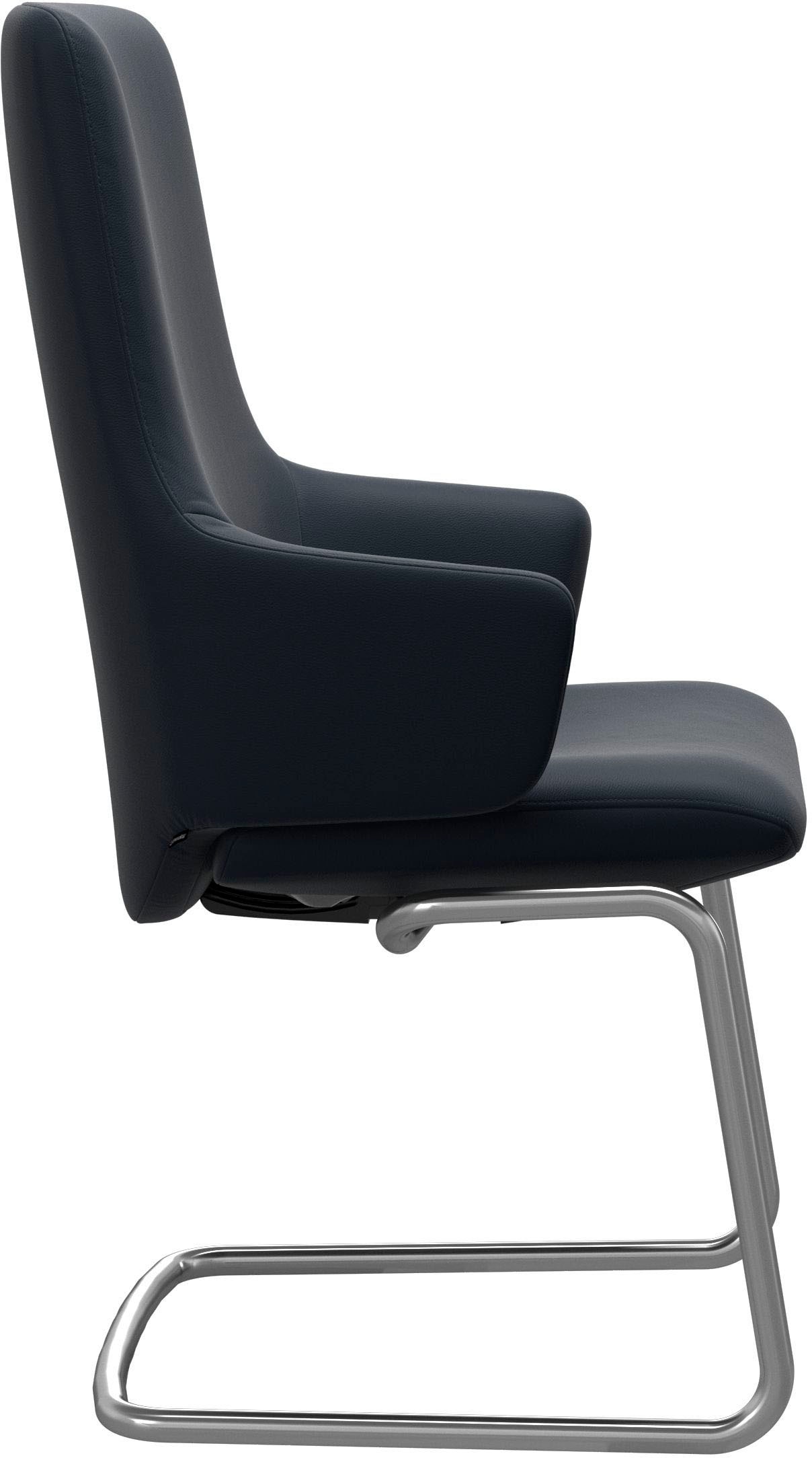 Stressless® Polsterstuhl »Laurel«, Leder PALOMA, High Back mit Armlehne, Größe L, mit Beinen aus Stahl in Chrom