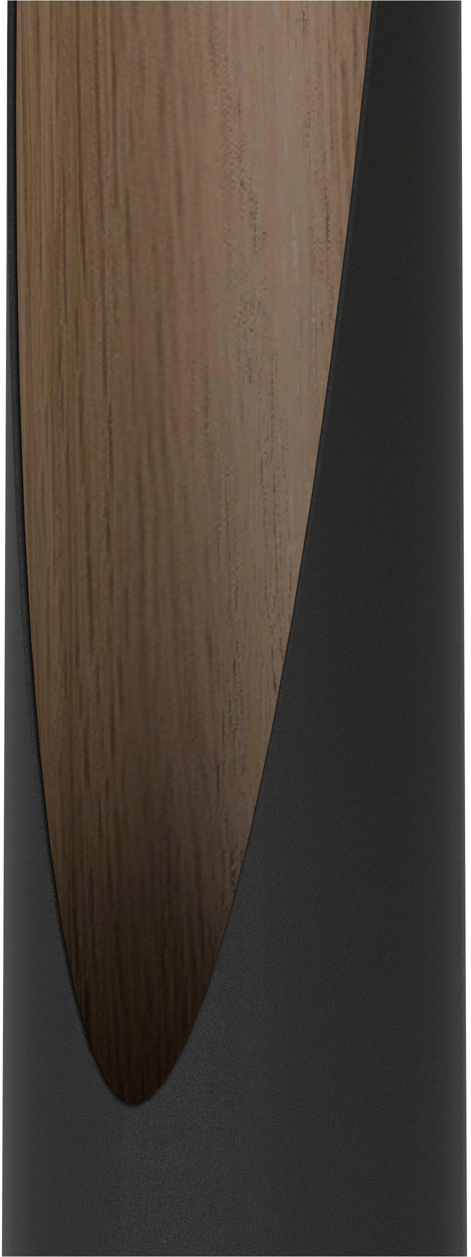 EGLO Stehlampe »Barbotto Stehlampe, Stahl und Holz, Wohnzimmerlampe, Standleuchte« GU10 1 Stk. Stehleuchte - H136,5 x Ø6 cm - schwarz, braun - 1X4,5W inkl.