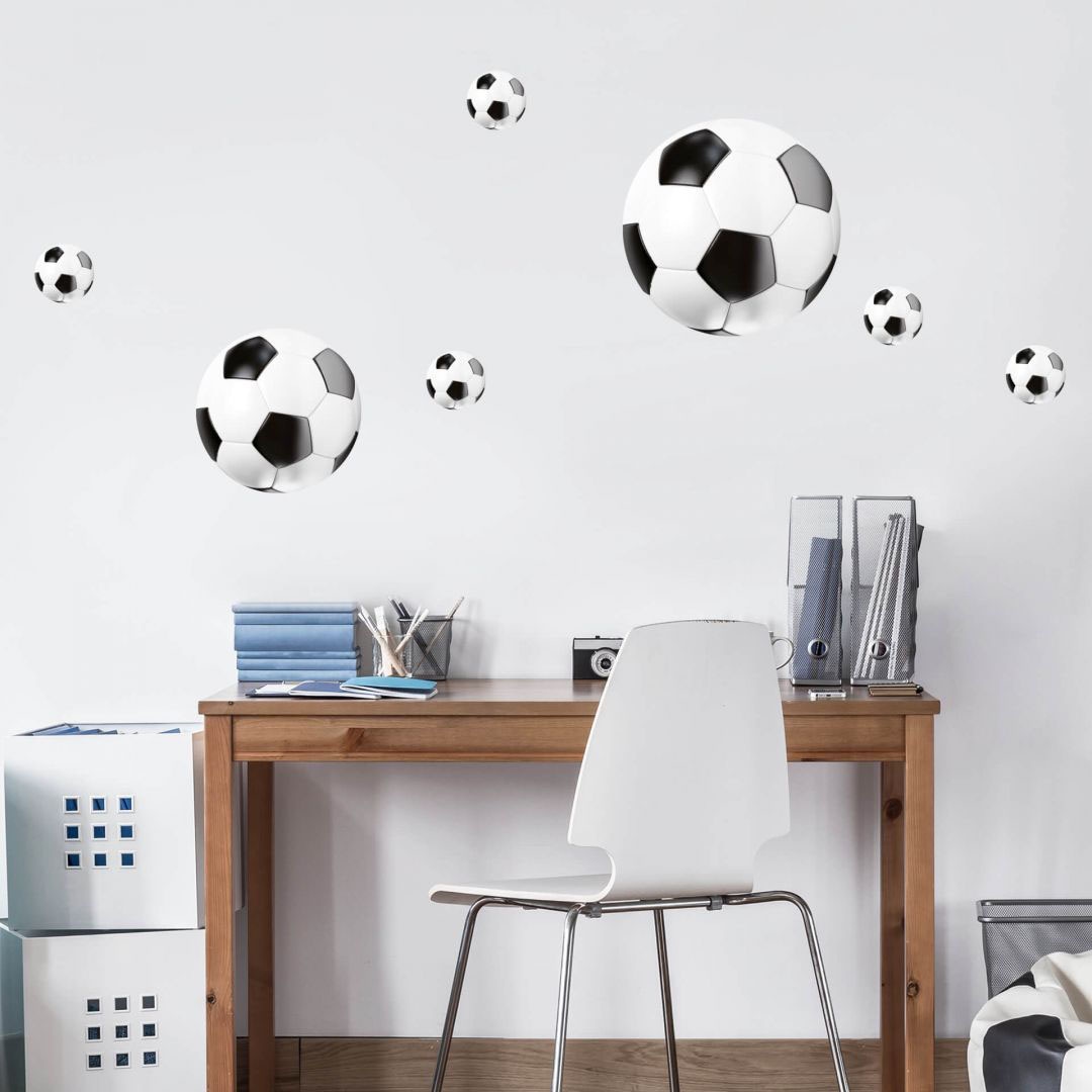 Wall-Art Wandtattoo »Fußball Set Fußbälle«, (1 | bestellen St.) BAUR
