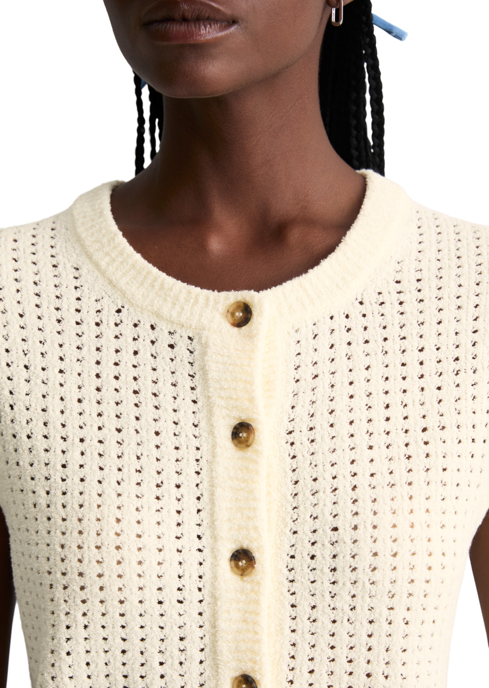 Marc O'Polo DENIM Strickweste »aus weichem Organic Cotton-Mix«