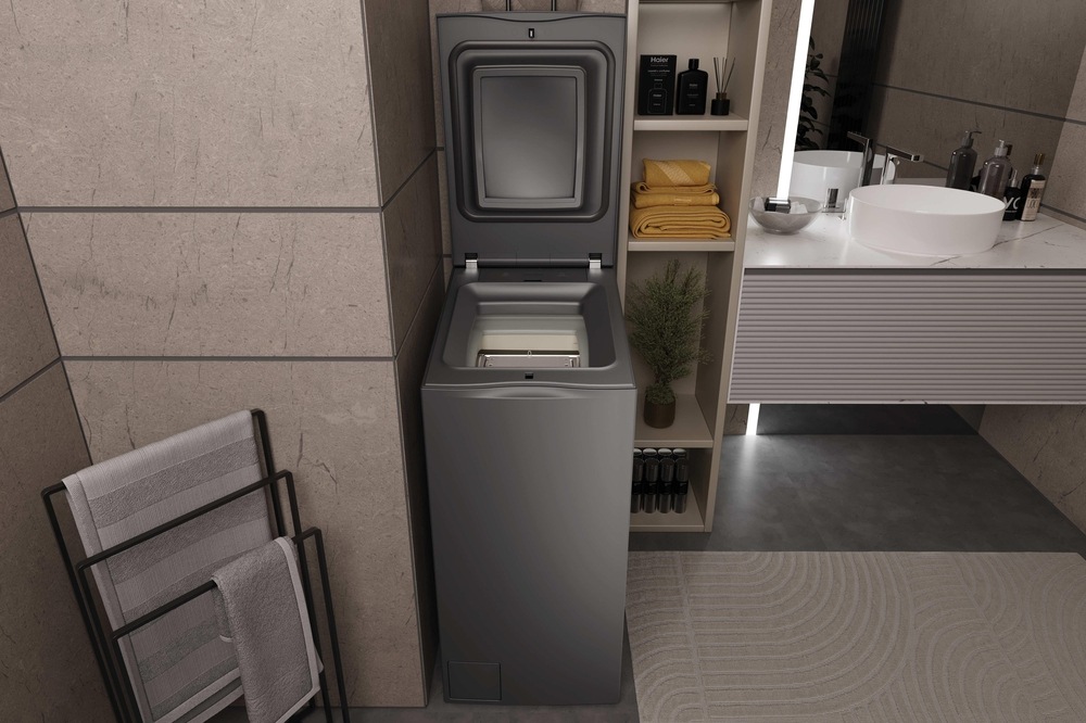 Haier Waschmaschine Toplader »HW90-BPD13386GU1« 9 kg 1300 U/min 9kg Fassungsvermögen & Energieeffizienzklasse A