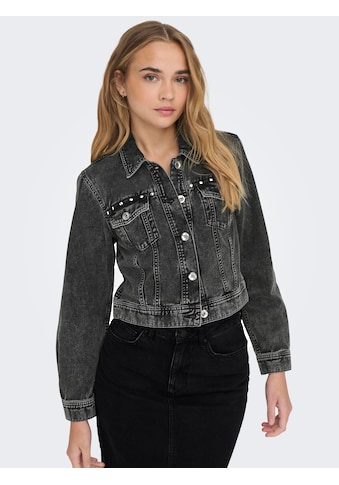 ONLY Jeansjacke »ONLLEANA STUD JACKET OTW«