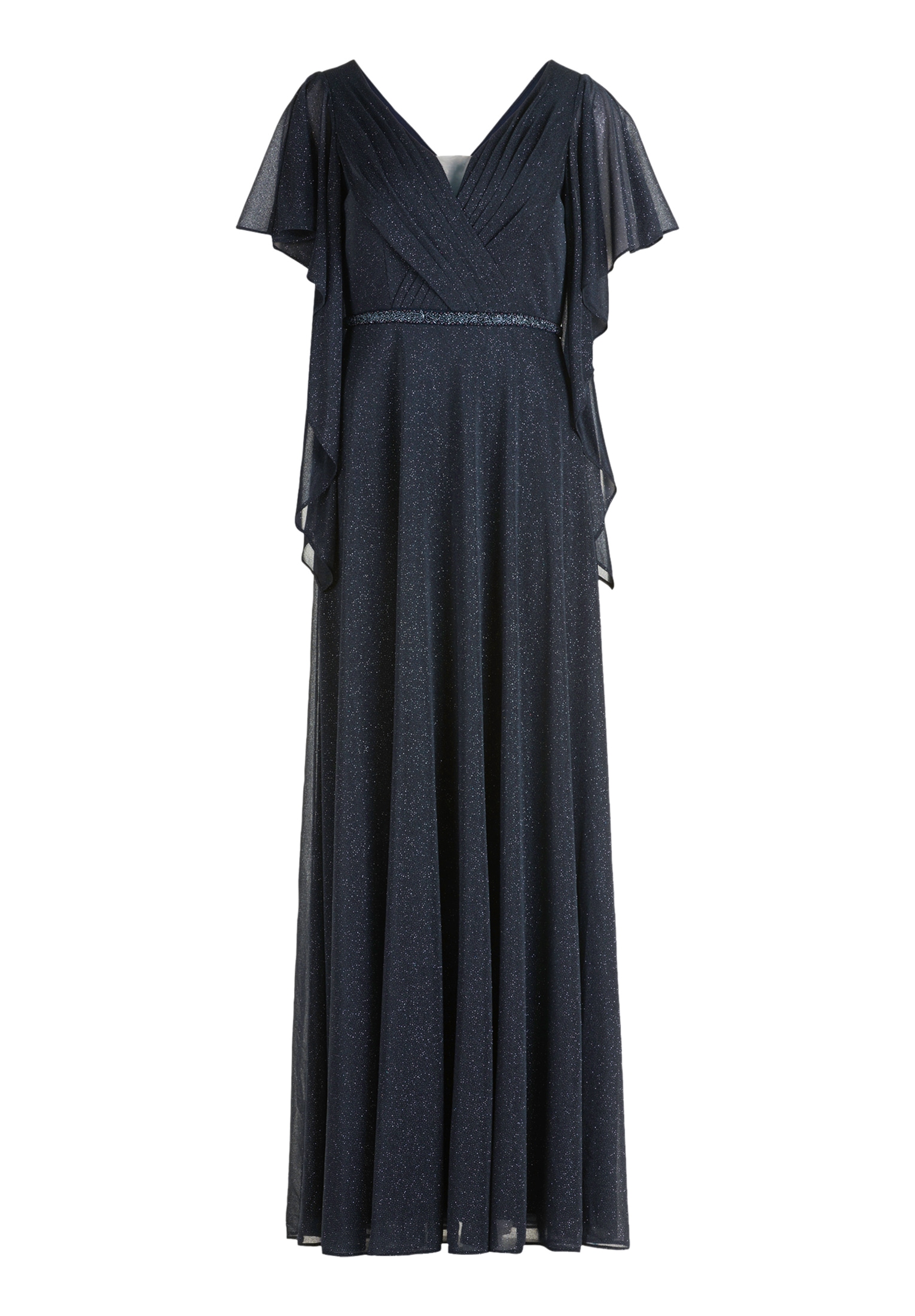 Vera Mont Abendkleid »Damen im Glitzer-Look« Ohne Tasche Falten