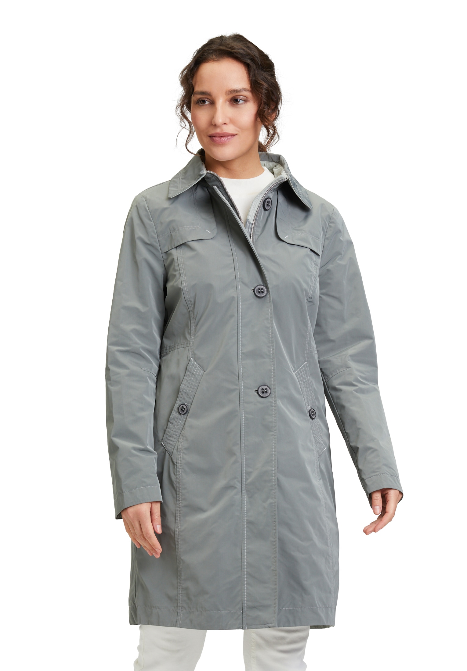 Gil Bret Trenchcoat, mit Knopfleiste