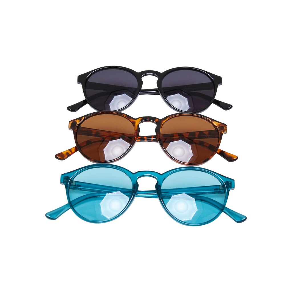 URBAN CLASSICS Sonnenbrille »Unisex Sunglasses Cypress 3-Pack«