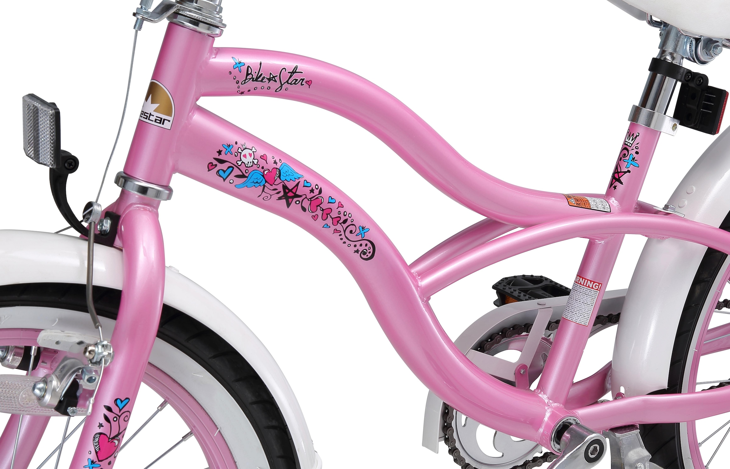 Bikestar Jugendfahrrad »Cruiser«, 1 Gang, für Damen