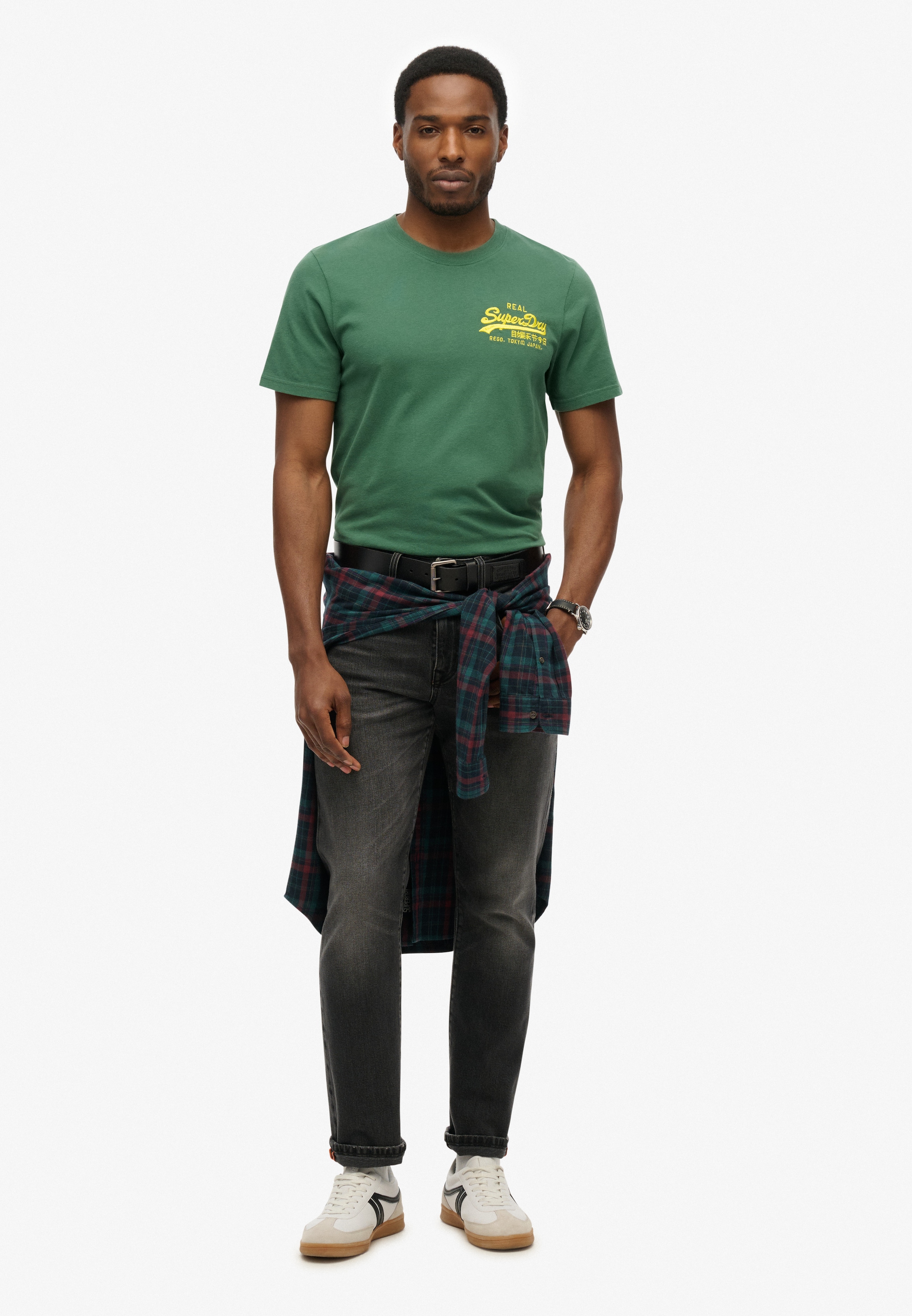Superdry Rundhalsshirt »VL EMBROIDERED RELAXED TEE«