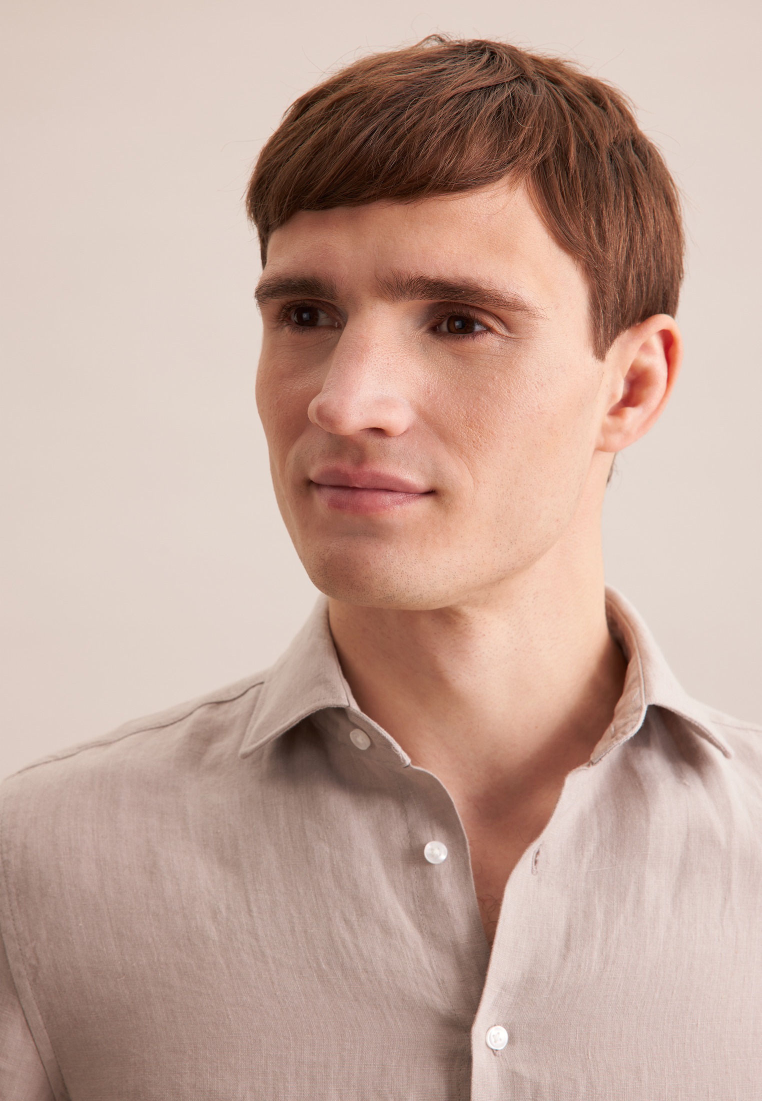 Thumbnail - seidensticker Businesshemd "Slim" Slim 1/1 Kentkragen Uni