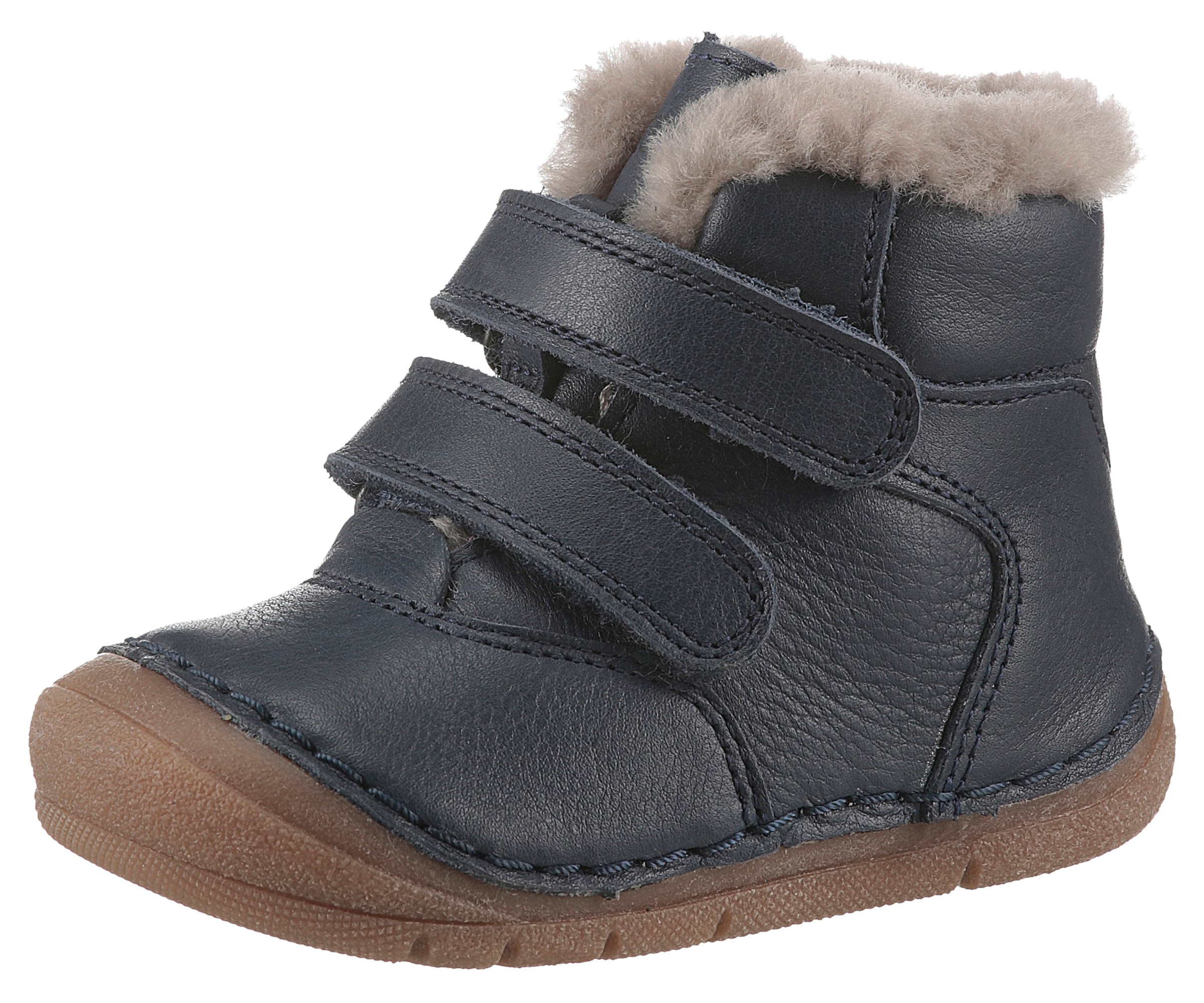 froddo Winterstiefel "PAIX UP WINTER", Klettstiefel, Babystiefel, Lauflernschuh mit Lammfell