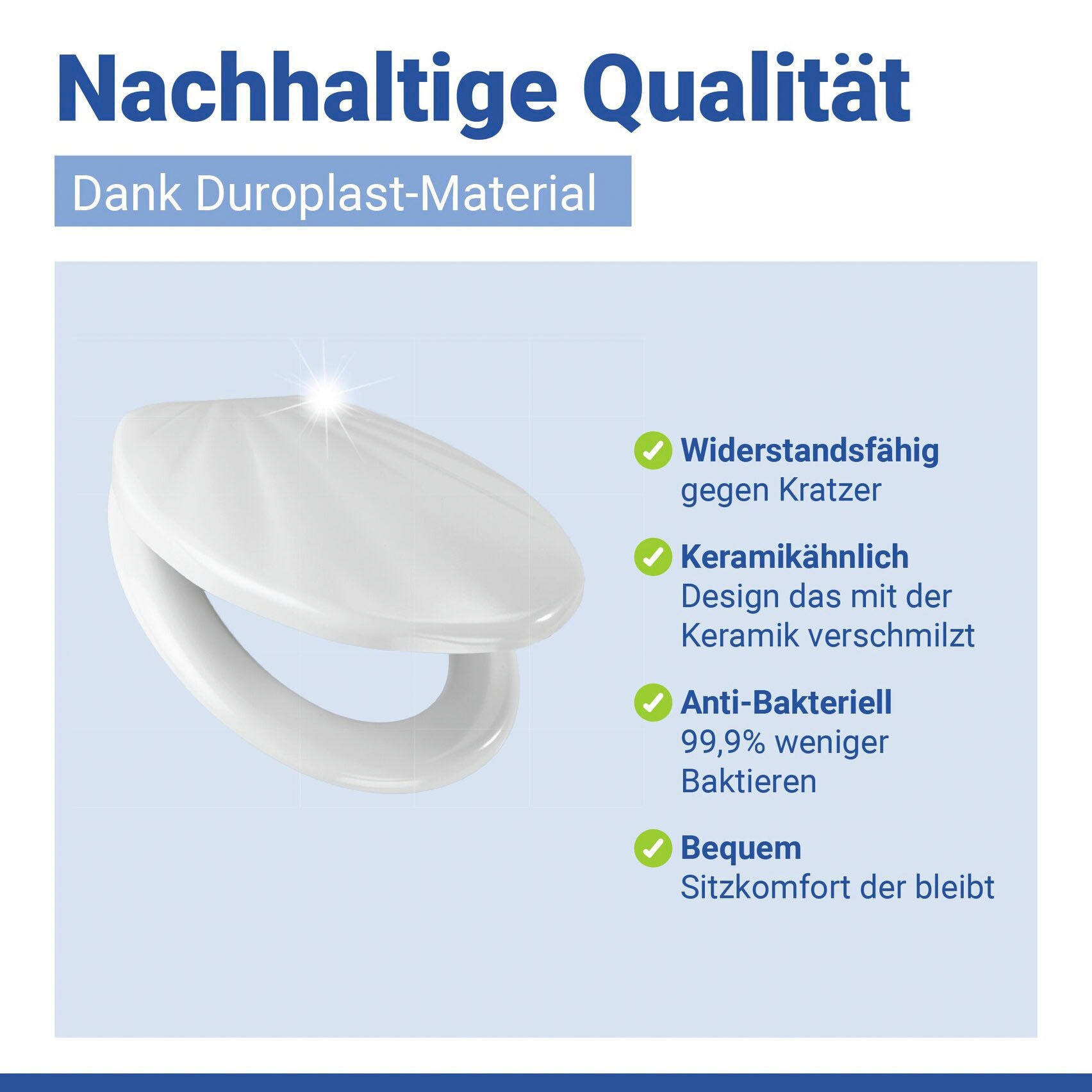 WENKO WC-Sitz »Muschel« Mit Absenkautomatik