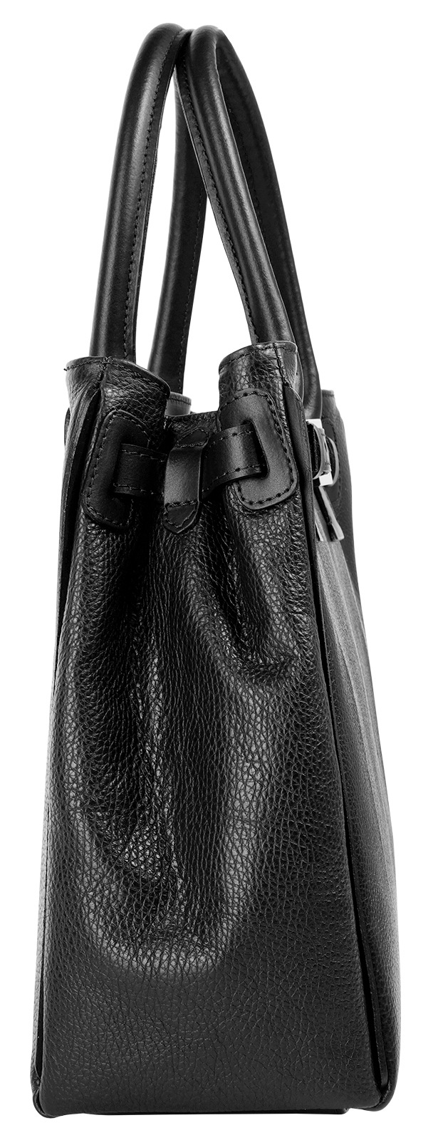 Cluty Henkeltasche echt Leder, Made in Italy