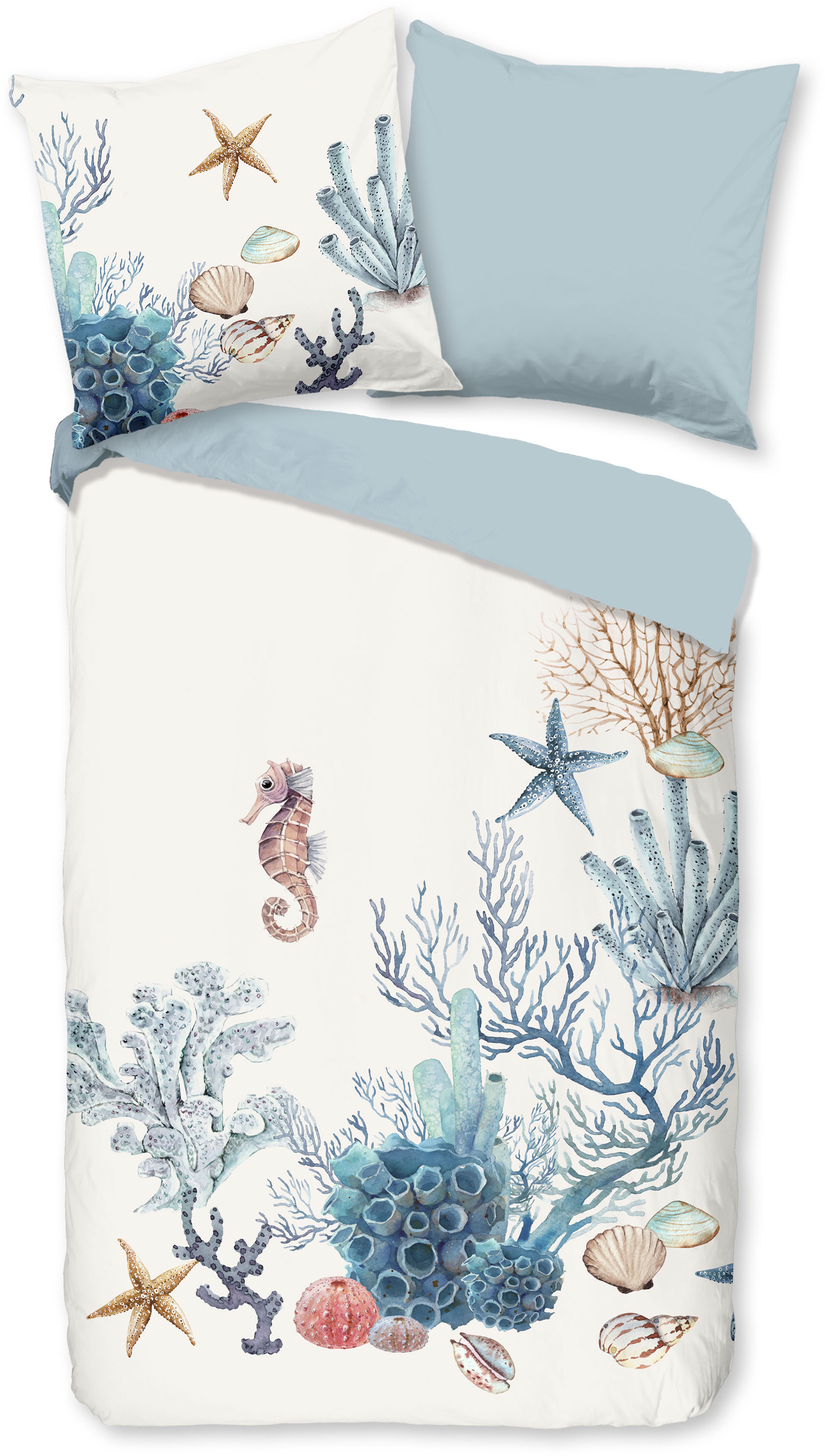 good morning Wendebettwäsche "Reine" 3 Stk. tlg. 100% Baumwolle, 135x200, R günstig online kaufen