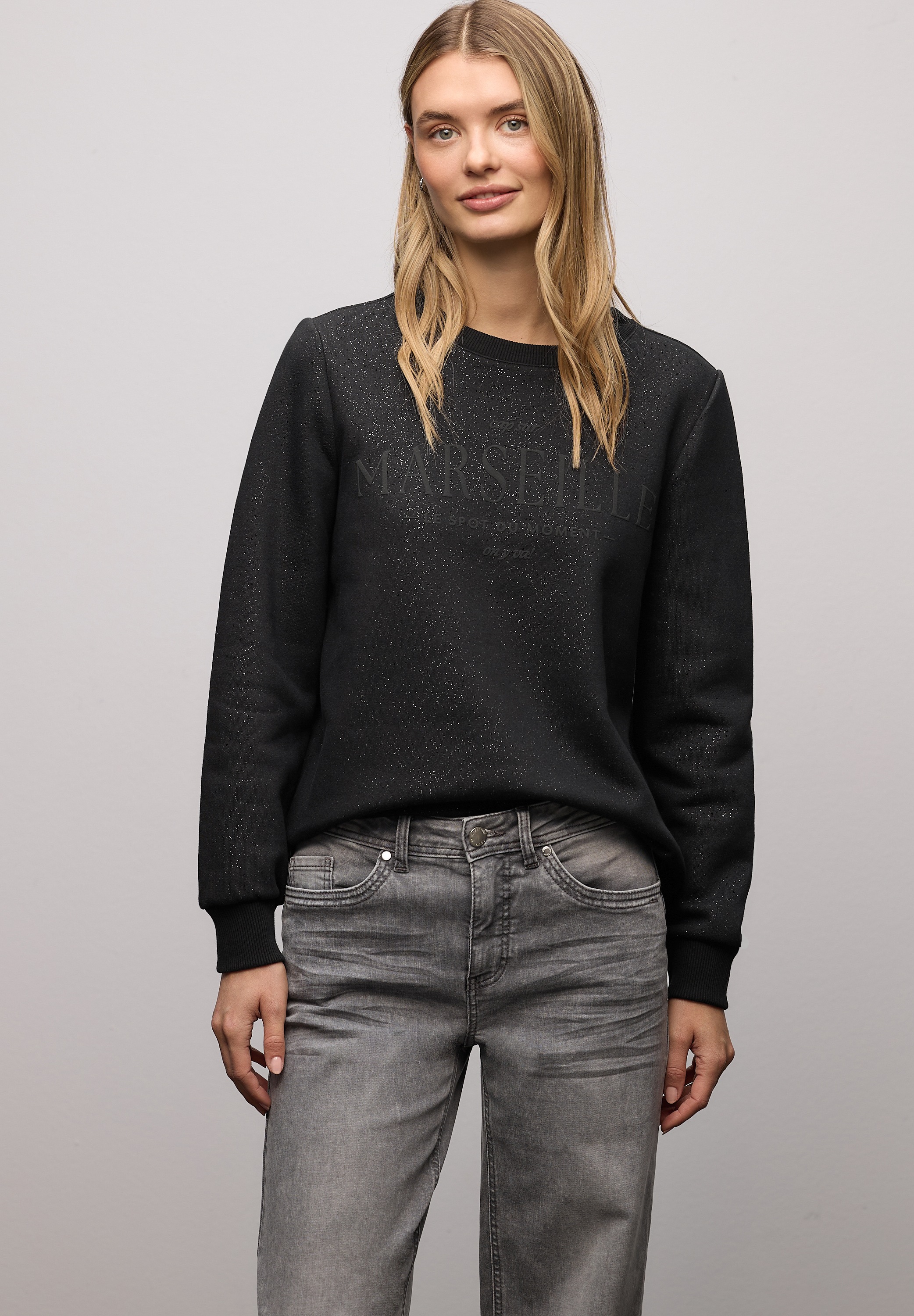 STREET ONE Sweatshirt , mit Wording
