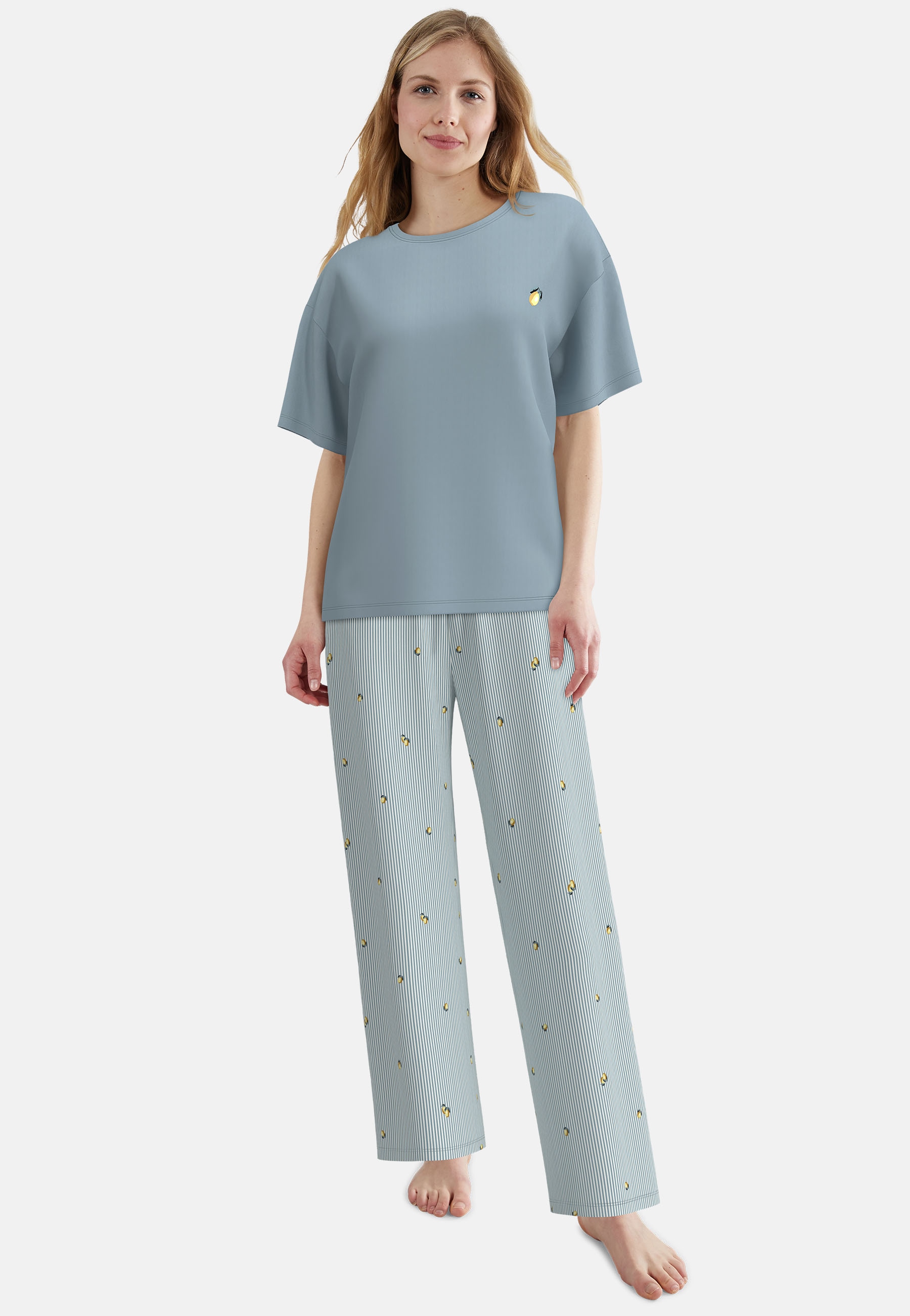 TOM TAILOR Pyjama atmungsaktiv, Viskosemix günstig online kaufen