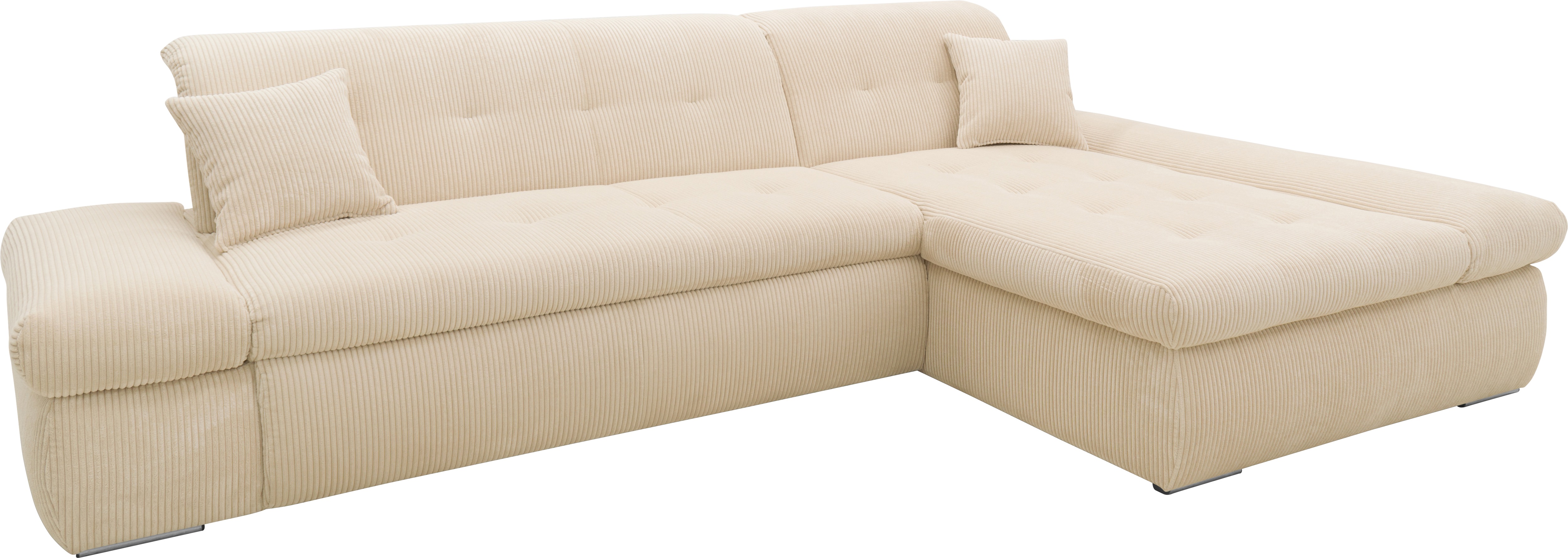 Thumbnail - DOMO collection Ecksofa "Moric, L-Form, XXL-Sofa - Breite 300cm", wahlweise mit Bettfunktion und Armteilverstellung, Cor...