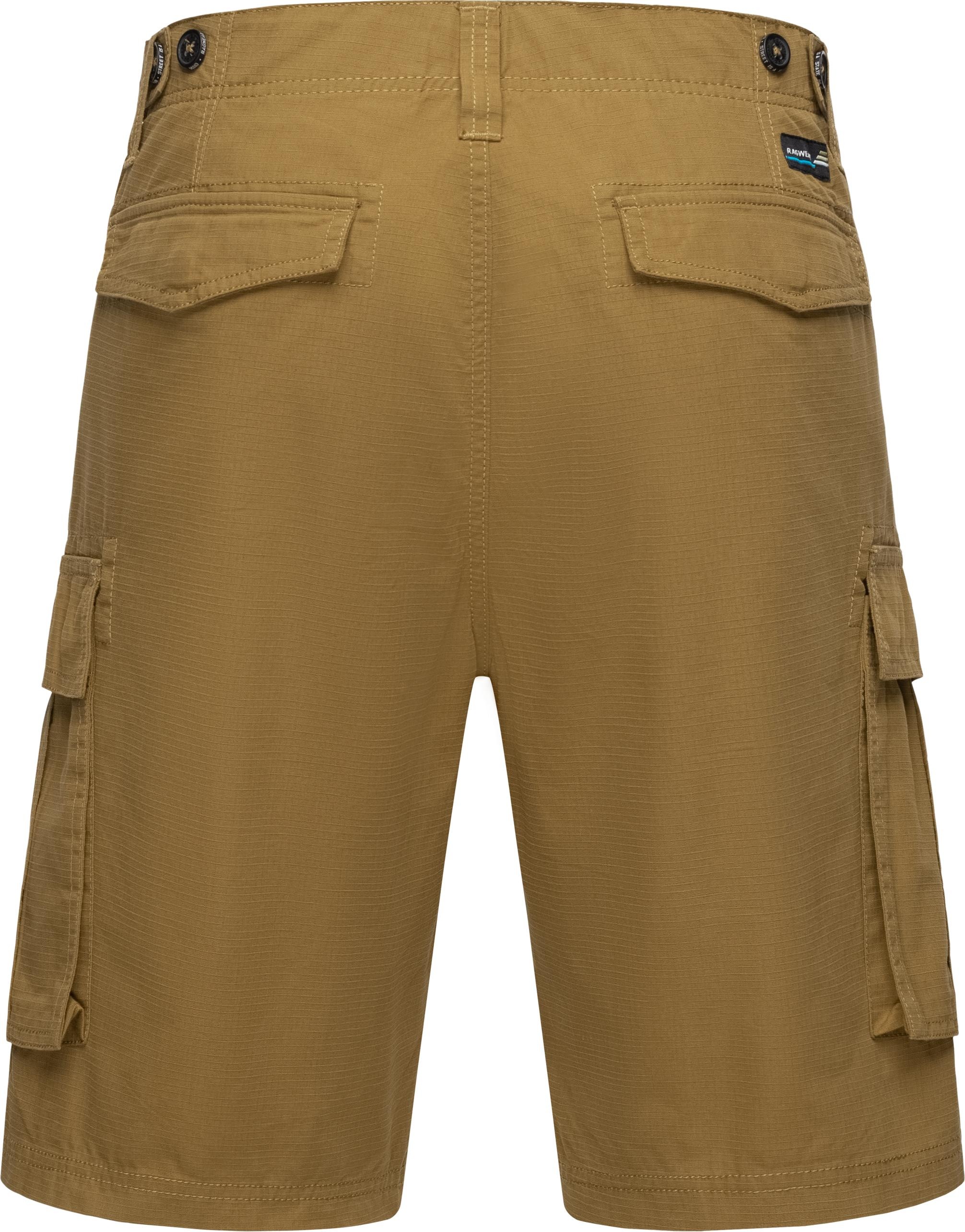 Ragwear Shorts »Merly«, (1 tlg.), Kurze Herren Cargo-Hose mit großen Taschen