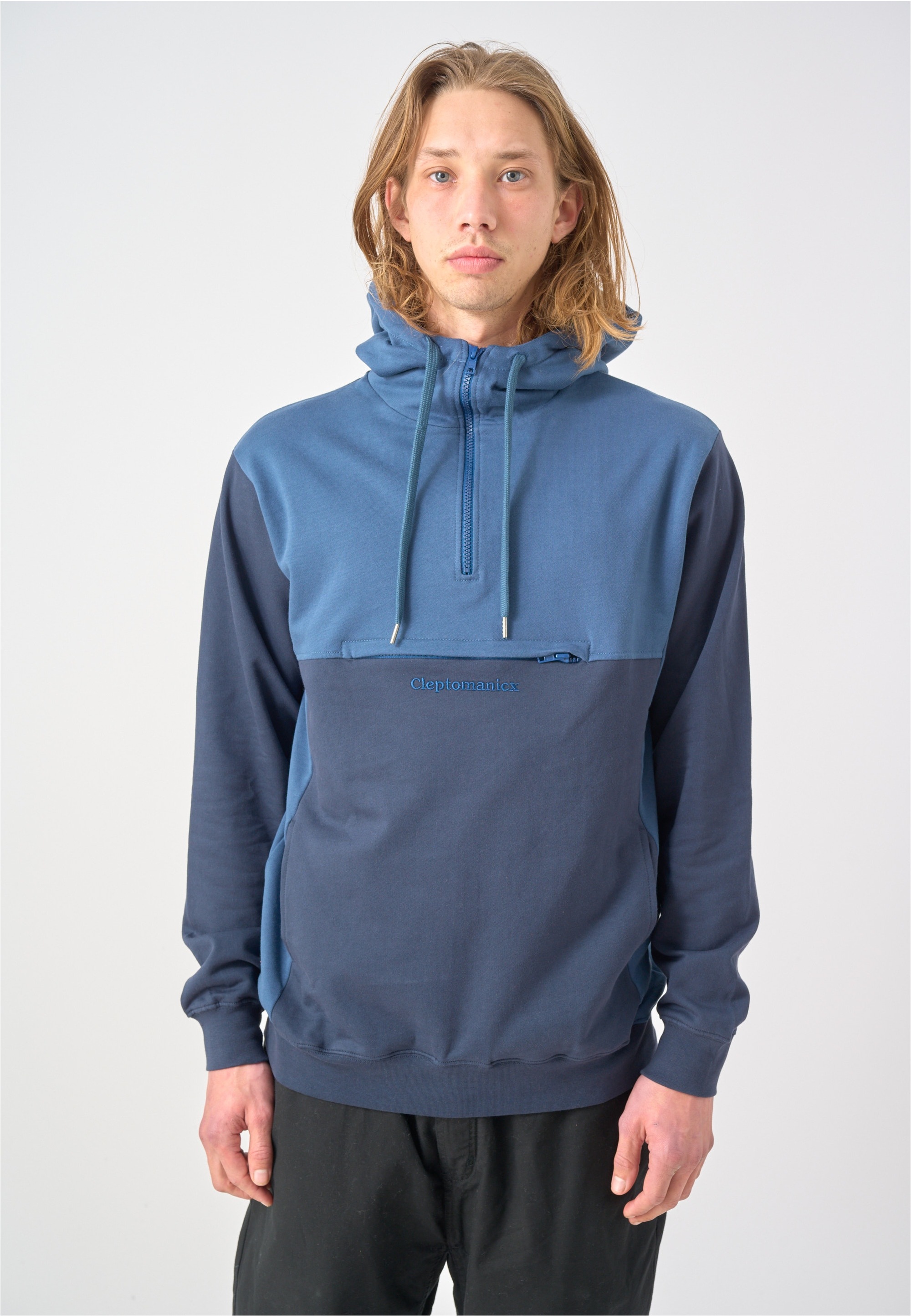 Cleptomanicx Kapuzensweatshirt "Hooded Block", im lässigen Color-Blocking-S günstig online kaufen