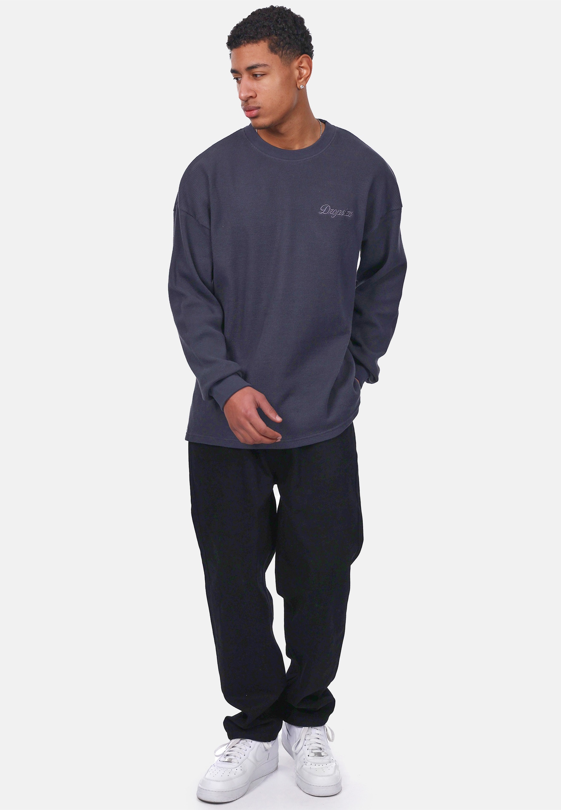 Dropsize Longsleeve »Dropsize WAFFLE LONGSLEEVE« 1 Stk.