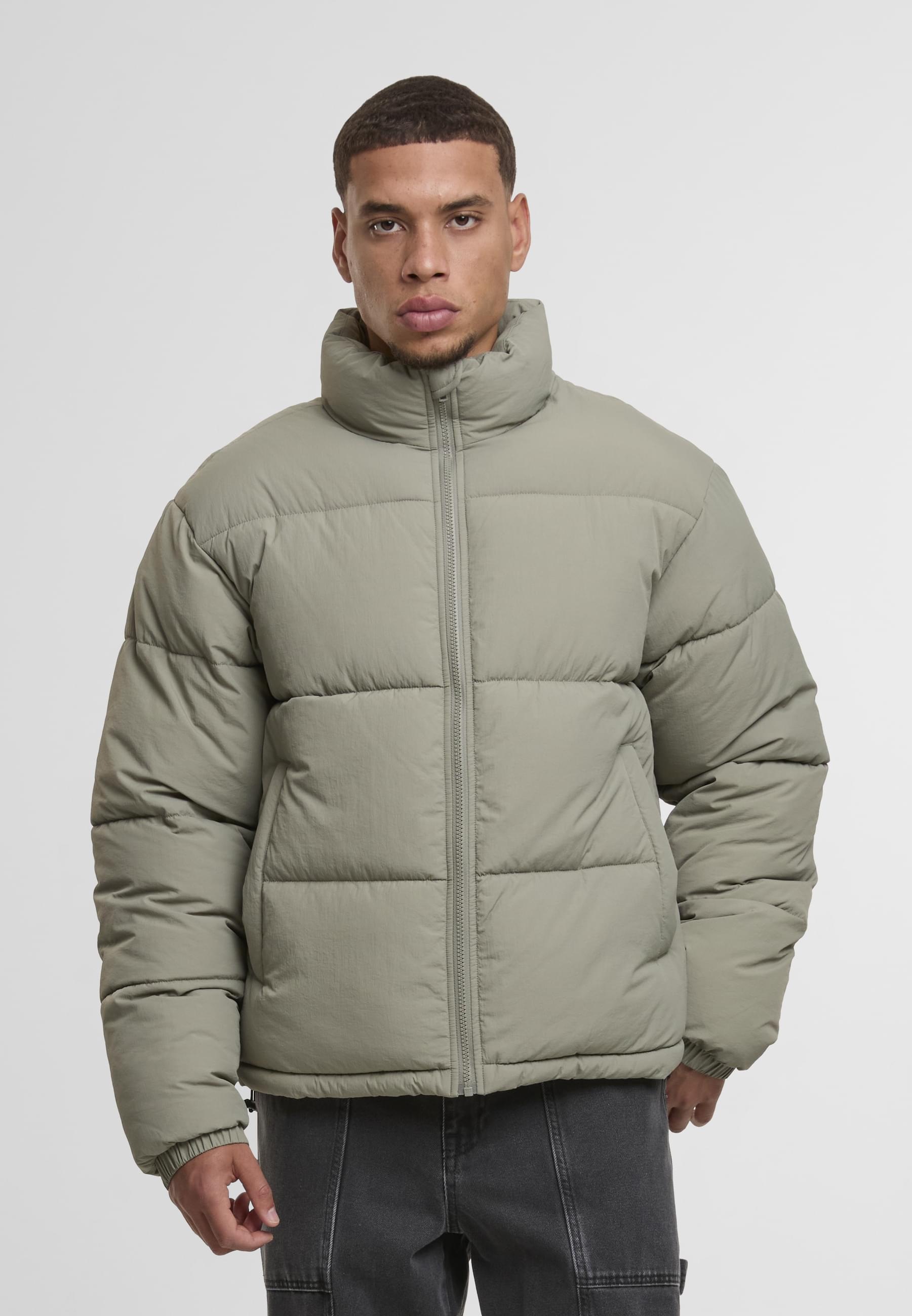 URBAN CLASSICS Winterjacke »Urban Classics Crinkle Puffer Jacket«, (1 St.), ohne Kapuze