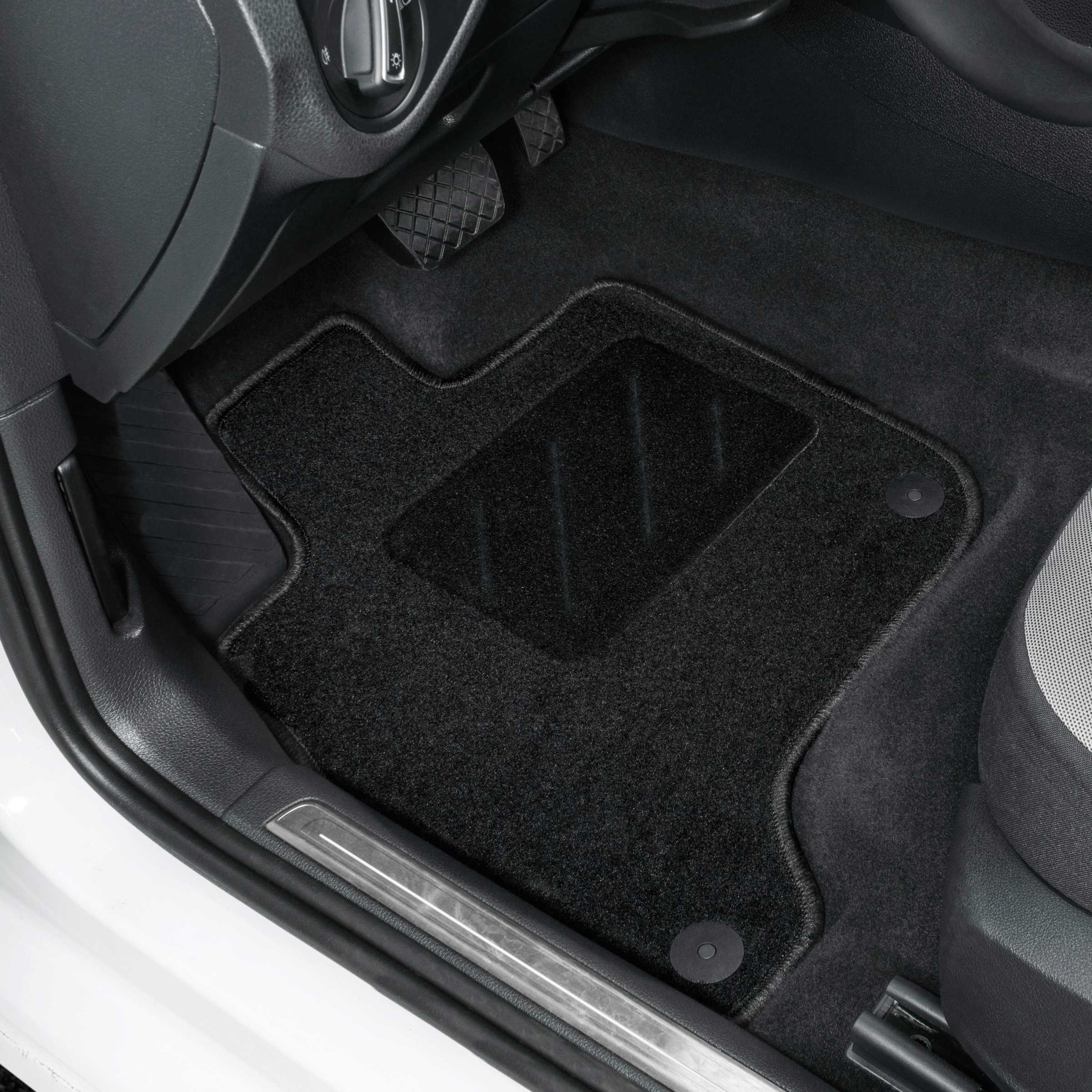 WALSER Passform-Fußmatten »Standard«, (4 auf Audi A4 A5 Rechnung BAUR Sportback | St.), B8/B8 Avant, Allroad, für z.B. A4