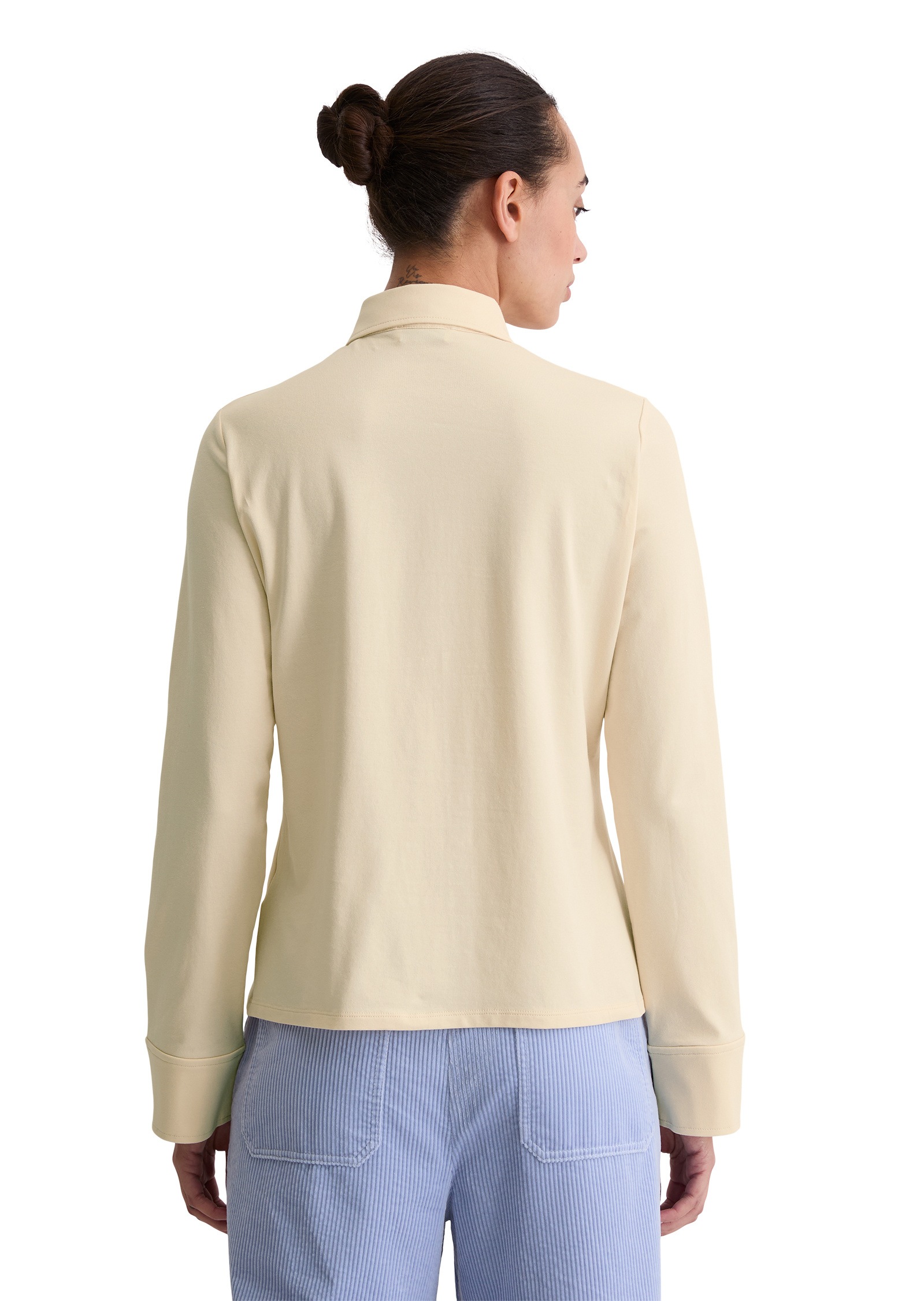 Marc O'Polo Langarmbluse »aus Organic-Cotton-Stretch«