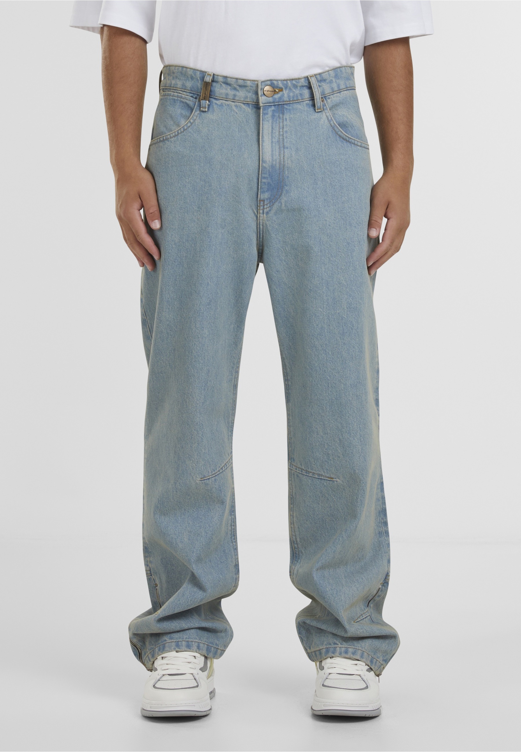 2Y Studios »2Y Studios Neal Zipper Baggy Jeans«