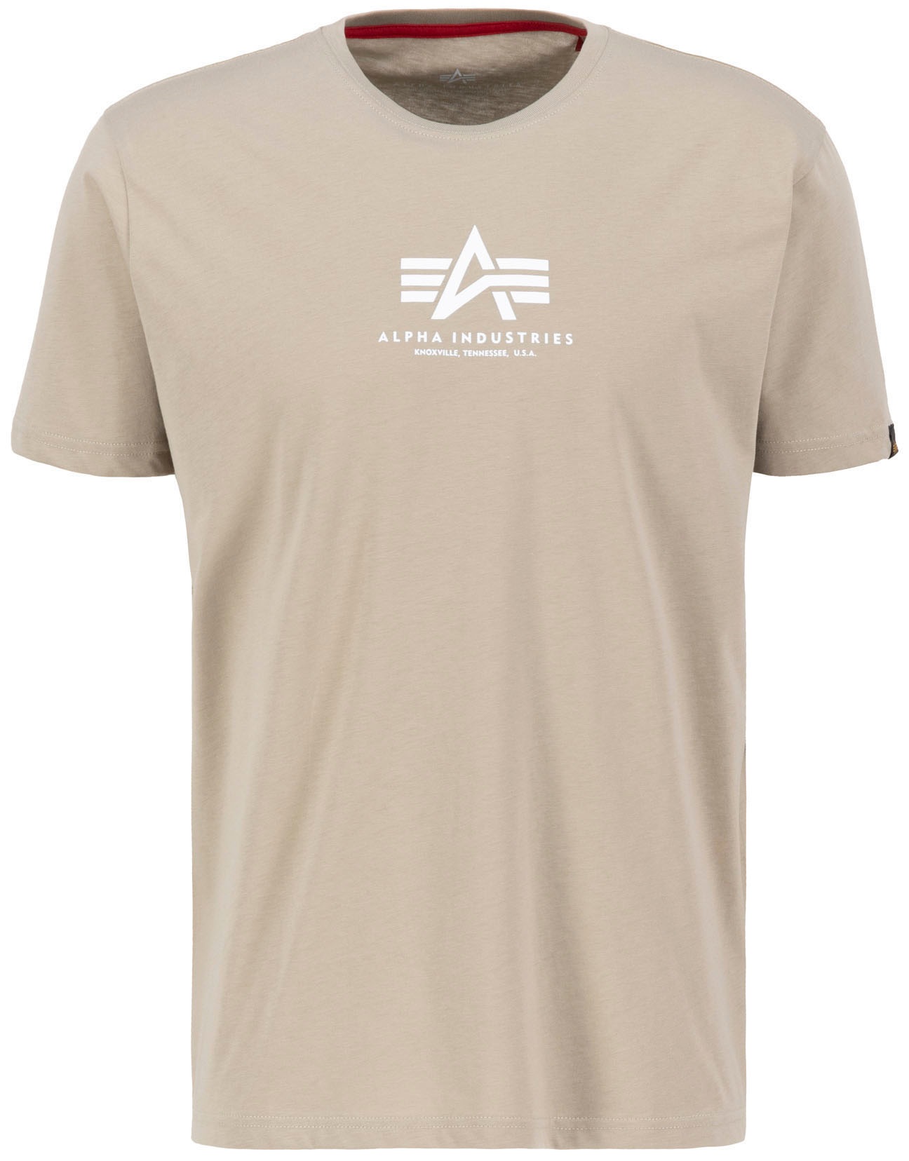 Alpha Industries Basic T ML T-Shirt Vintage Sand S 2
