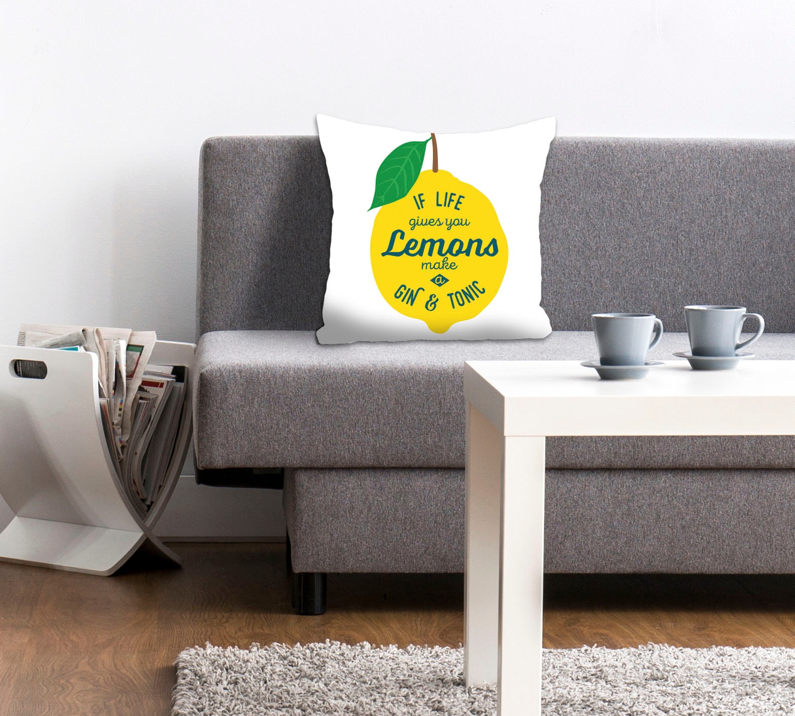 queence Dekokissen "Lemons" mit einer Zitrone günstig online kaufen