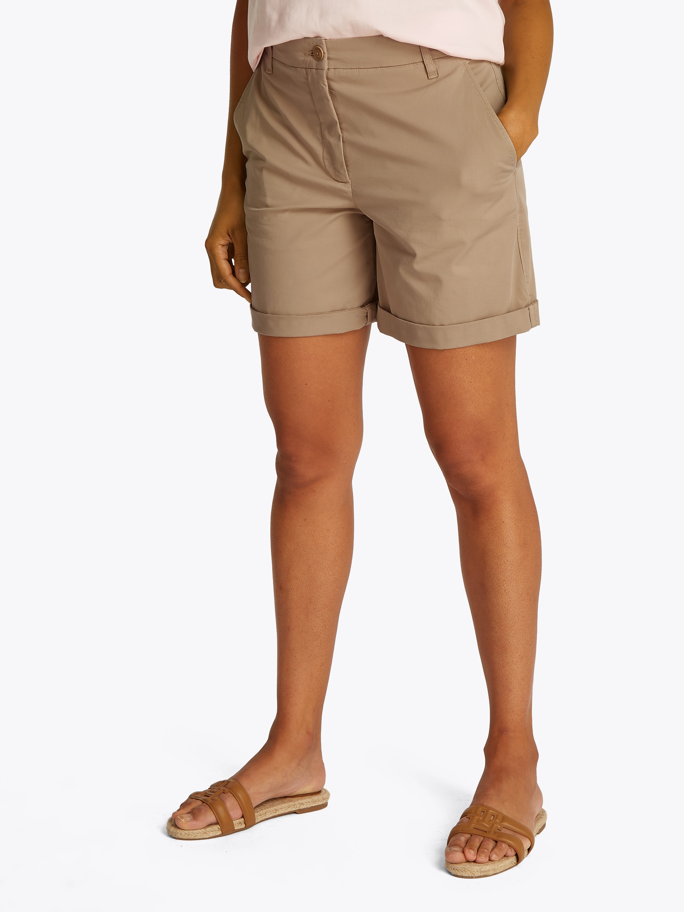 Tommy Hilfiger Chinoshorts "CO BLEND GMD CHINO SHORT", mit Umschlagsaum günstig online kaufen