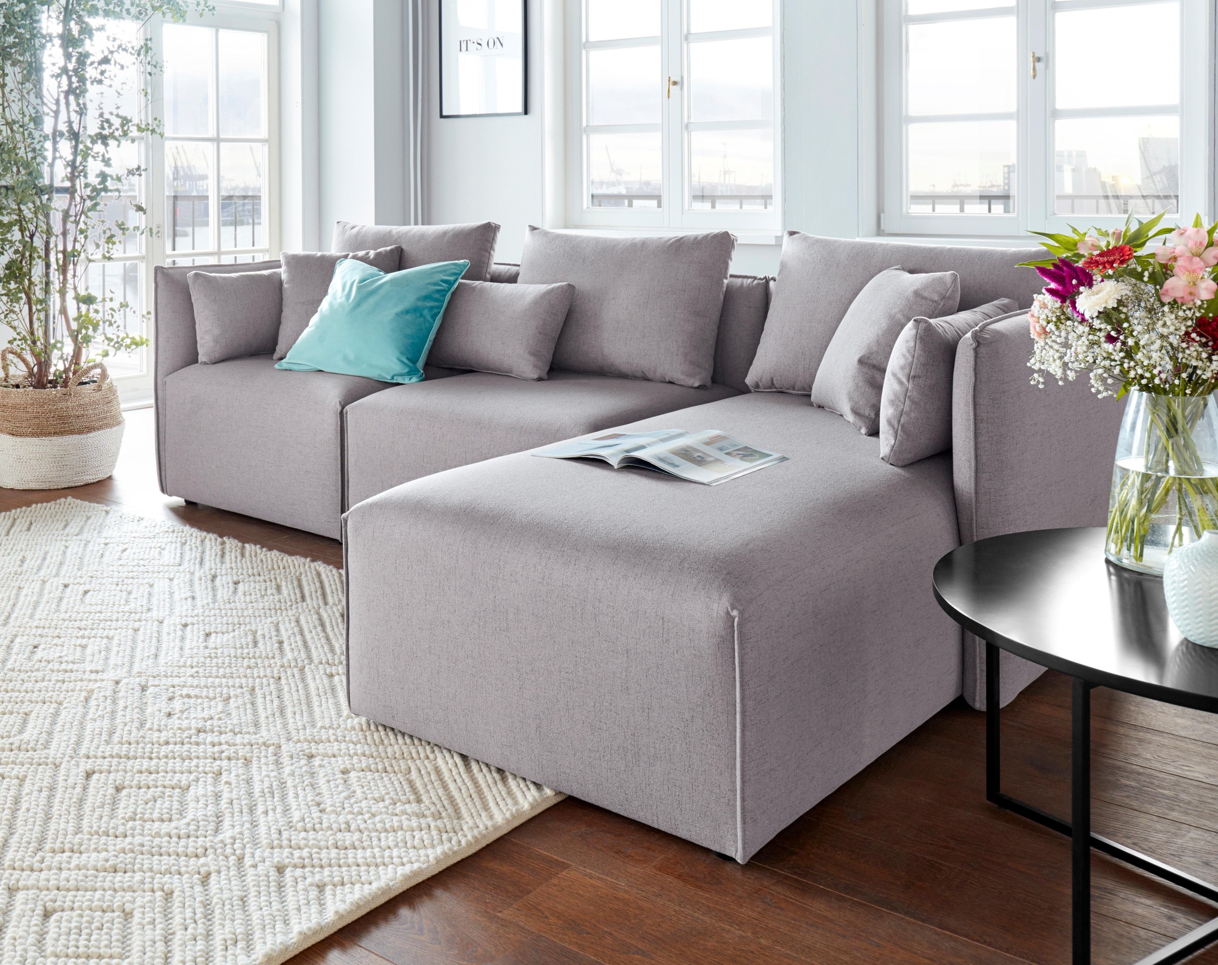 OTTO home Ecksofa "Nöre L-Form" 3 Teile, in vielen Bezugsqualitäten und Far günstig online kaufen