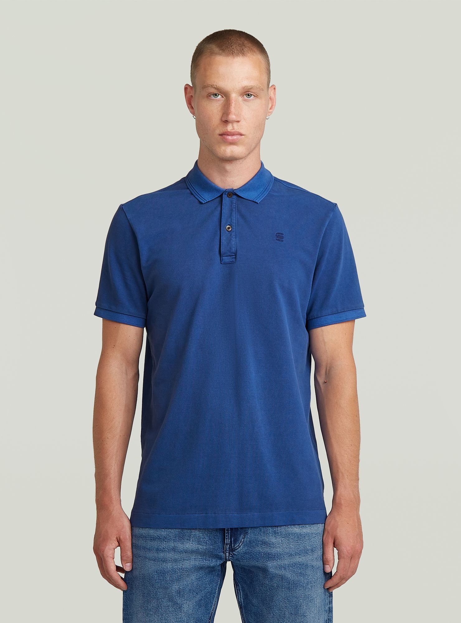 G-STAR Poloshirt "Dunda Overdyed Slim Poloshirt" günstig online kaufen