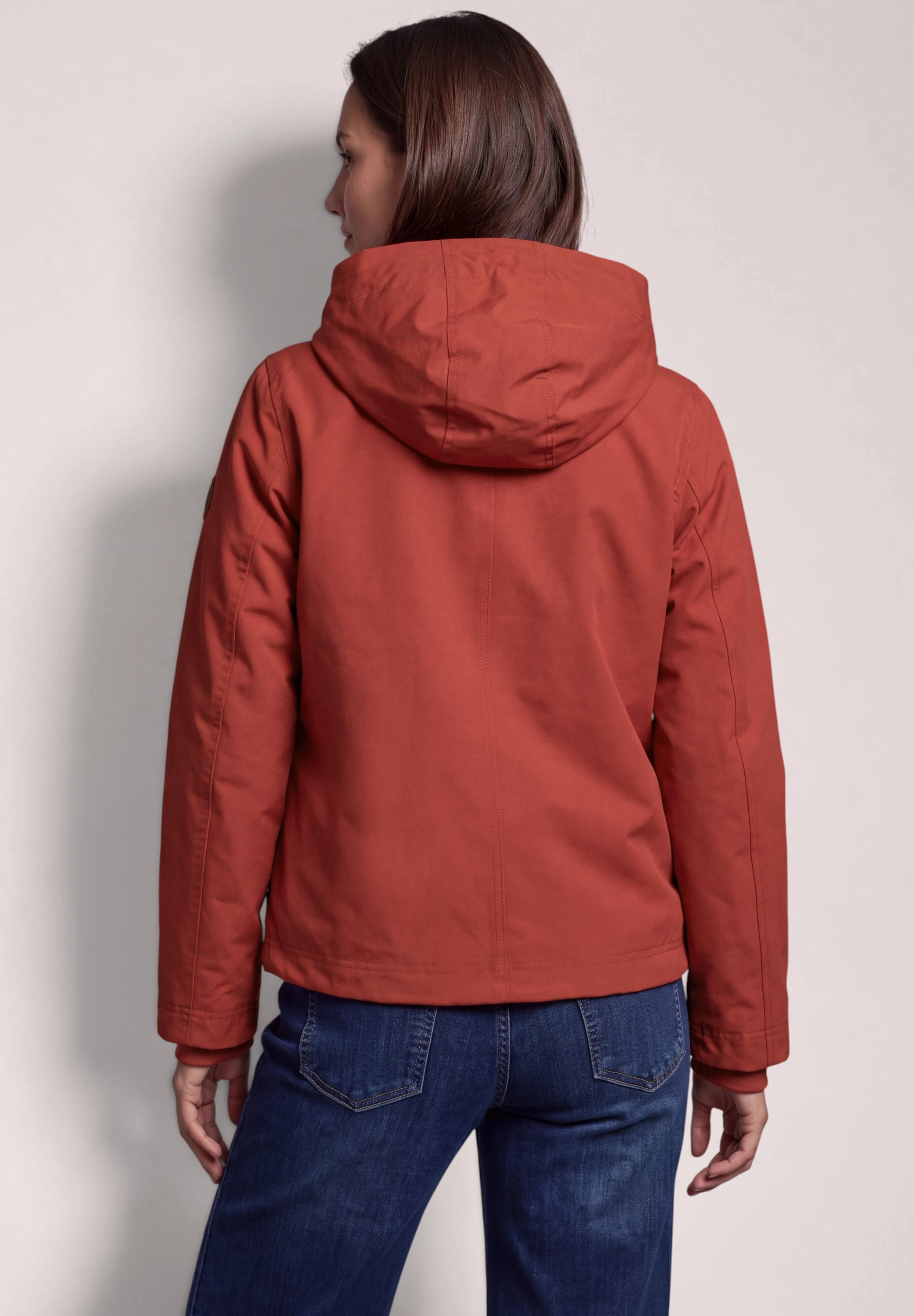 Cecil Kurzjacke mit Kapuze mit Tunnelzug am Saum