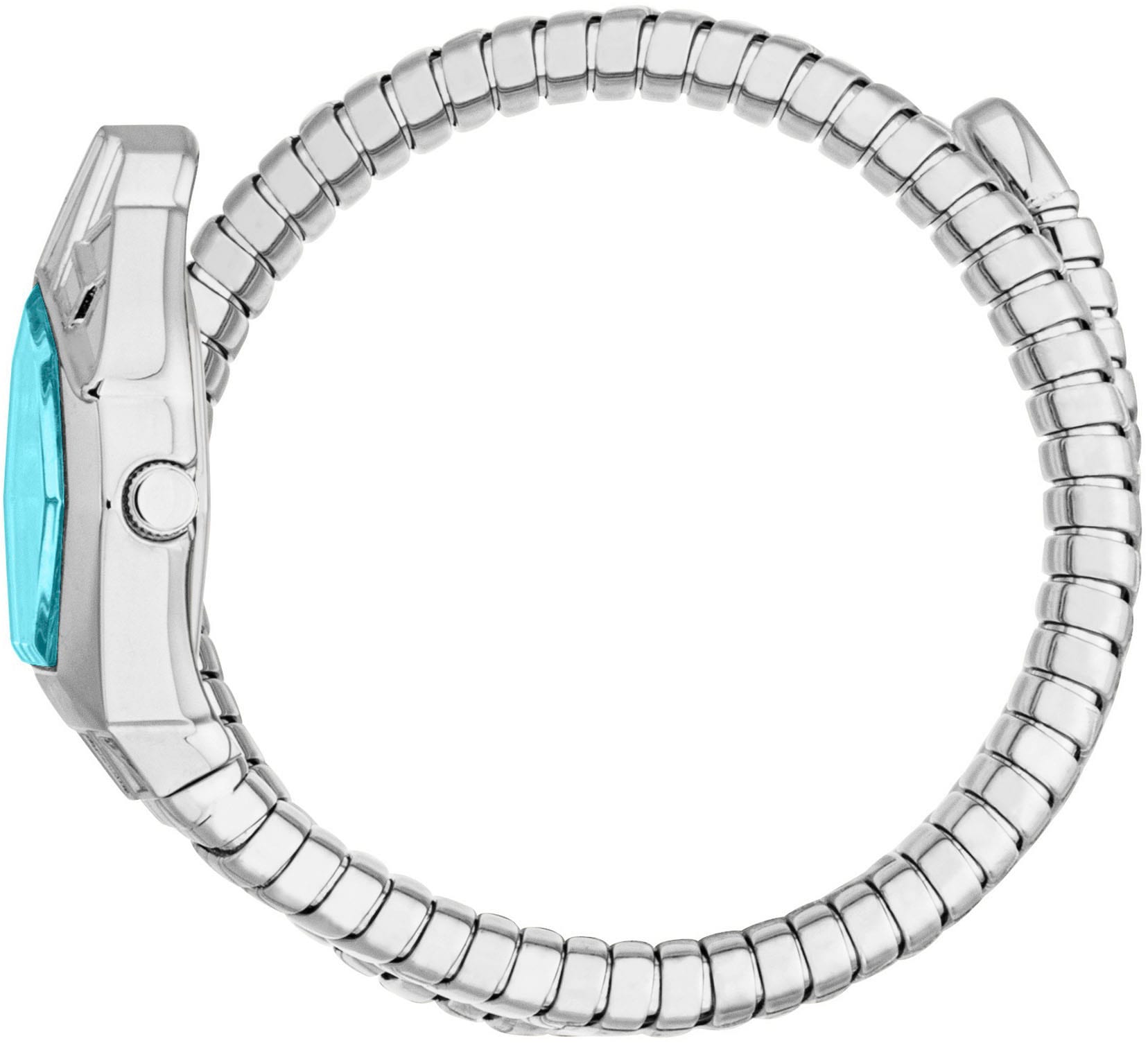 Just Cavalli Time Quarzuhr »Signature Snake«, Armbanduhr,Damenuhr,Edelstahlband,Perlmutt-Zifferblatt,Kristallsteine