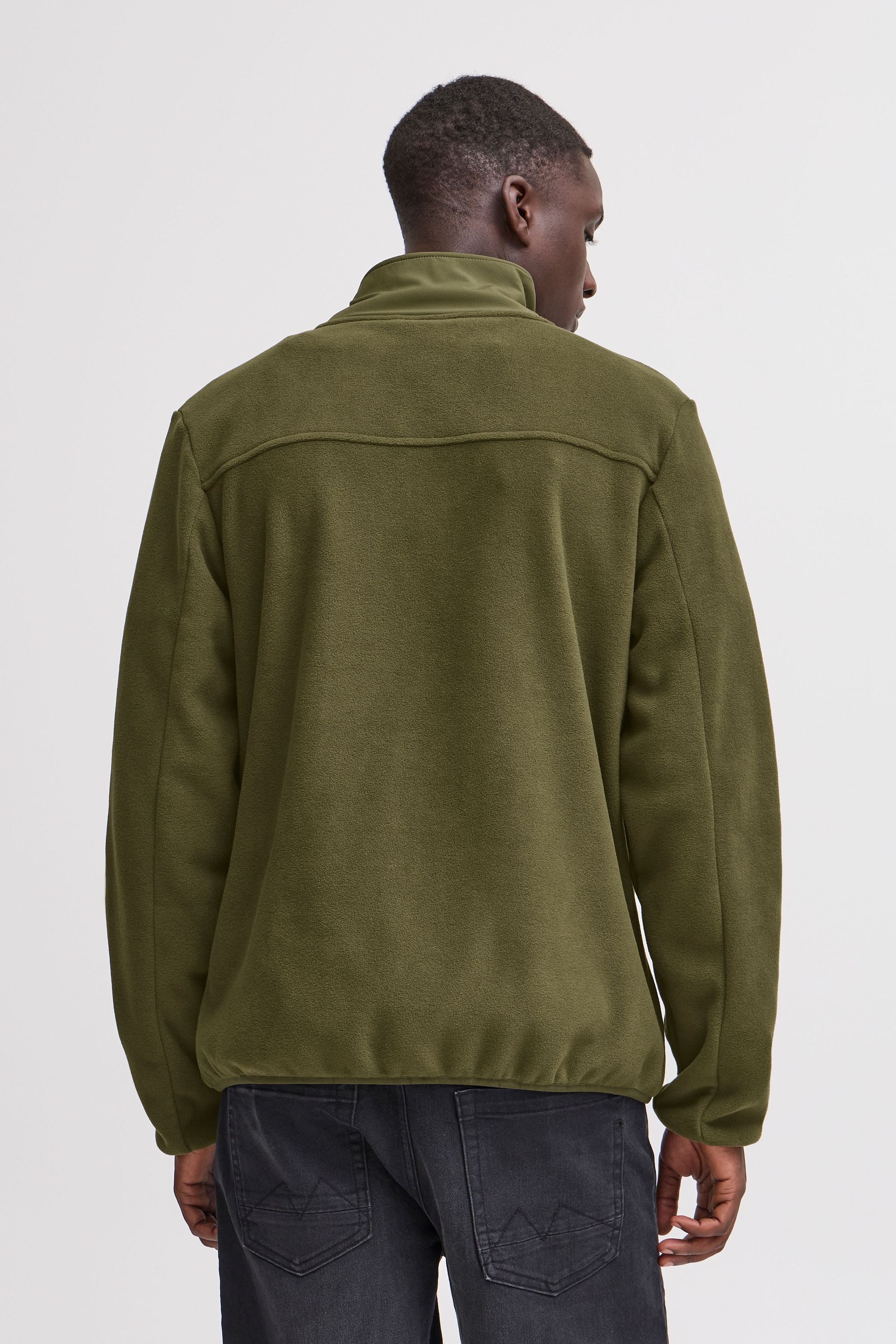 Blend Fellimitatjacke »Fellimitatjacke BHBROOKS Sweatshirt zipp thru«, ohne Kapuze