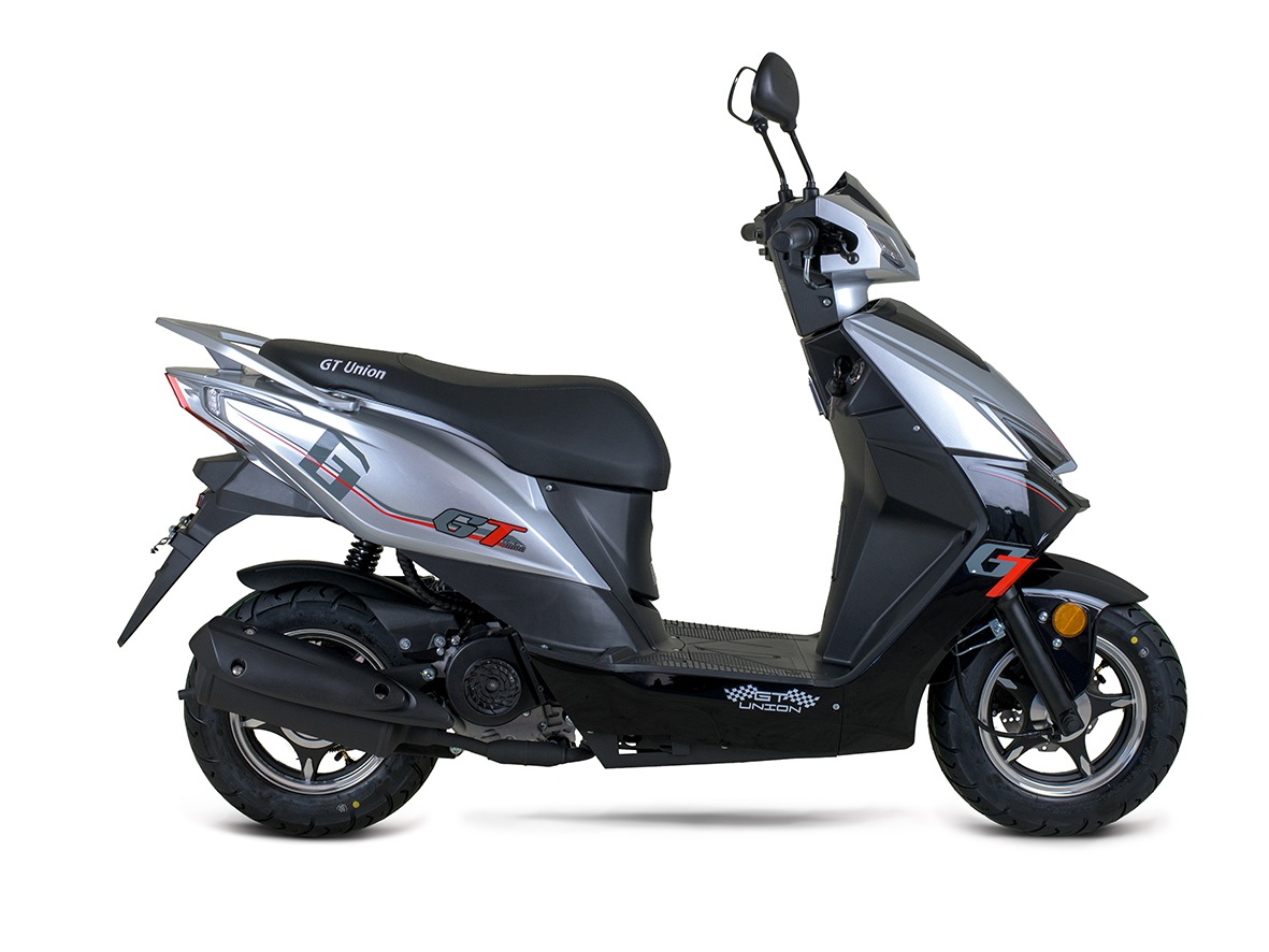 GT UNION Motorroller »Sonic X 45« 49,6 cm³ 45 km/h Euro 5 3 Komplett-Set, 2 Stk. tlg. Luftgekühlter Motor