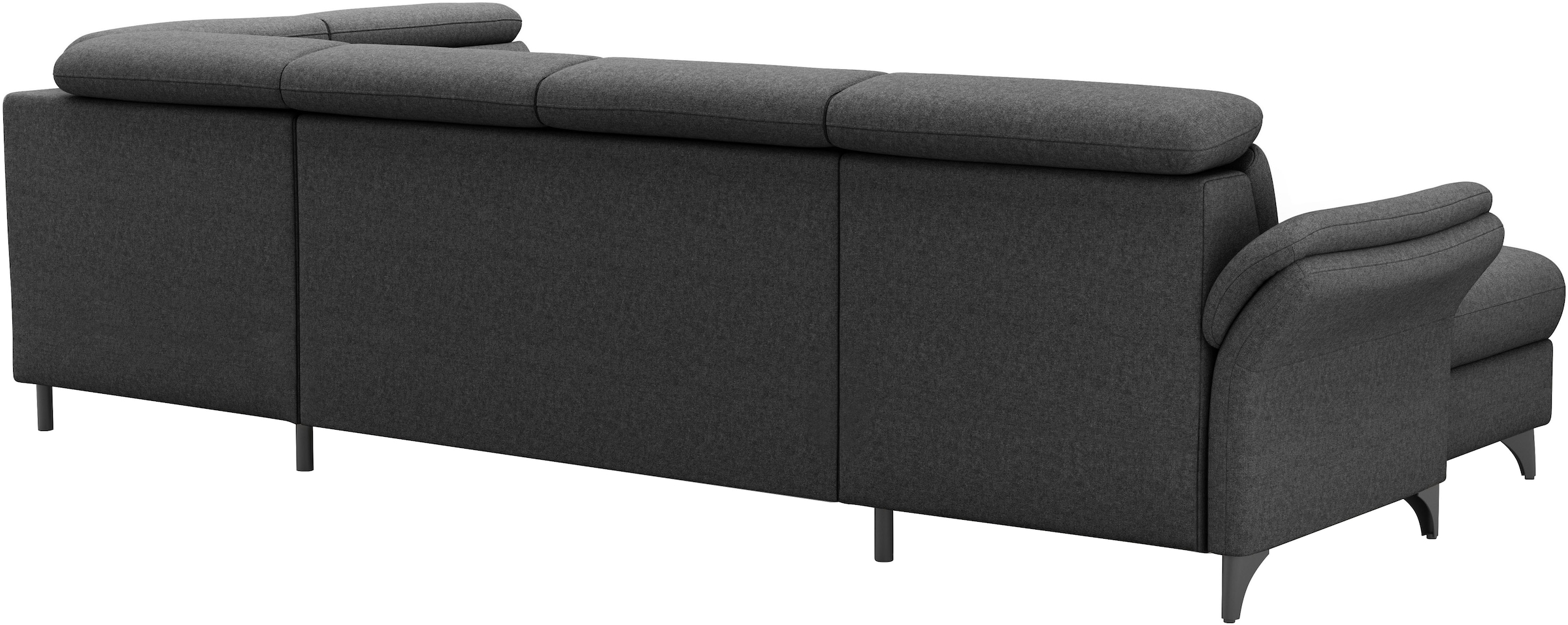 sit&more Wohnlandschaft »Glendale, U-Form« inkl. Kopfteilverstellung,wahlweise mit Vorziehsitz und Bettkasten
