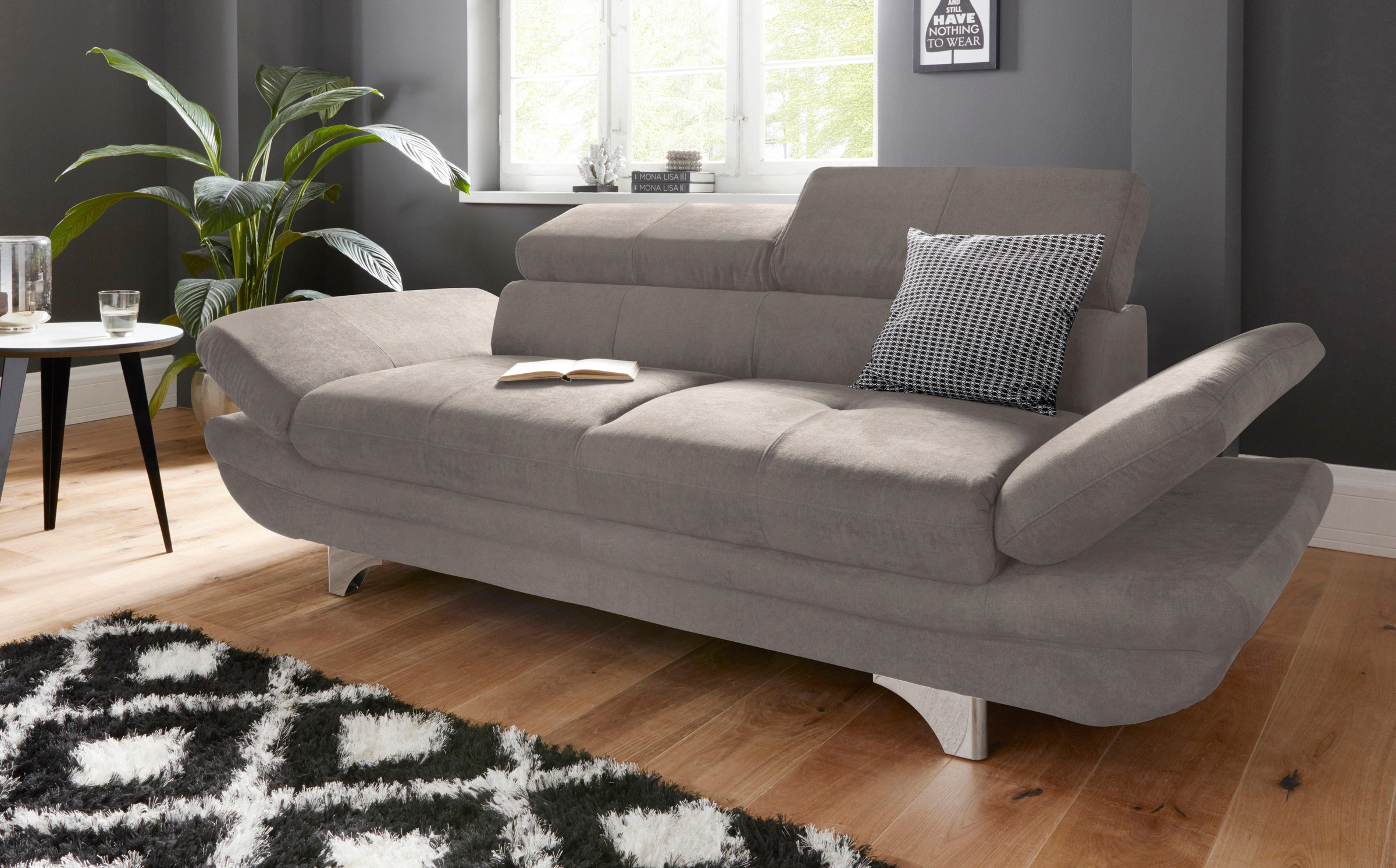COTTA 2-Sitzer »Enterprise«, Big-Sofa, mit Armteilverstellung & Kopfteilverstellung