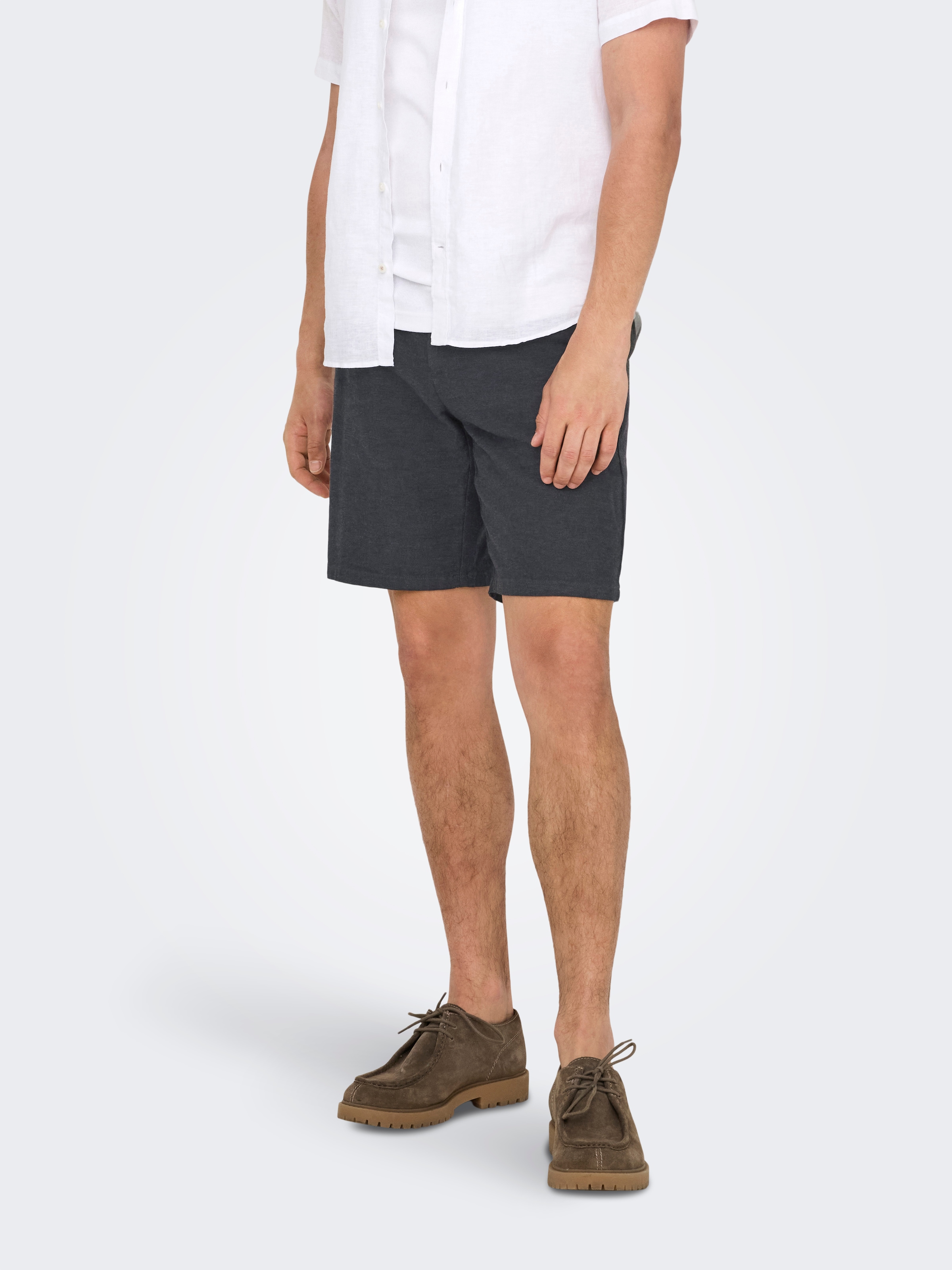 ONLY & SONS Chinoshorts "ONSMARK 0011 COTTON LINEN SHORTS NOOS" günstig online kaufen