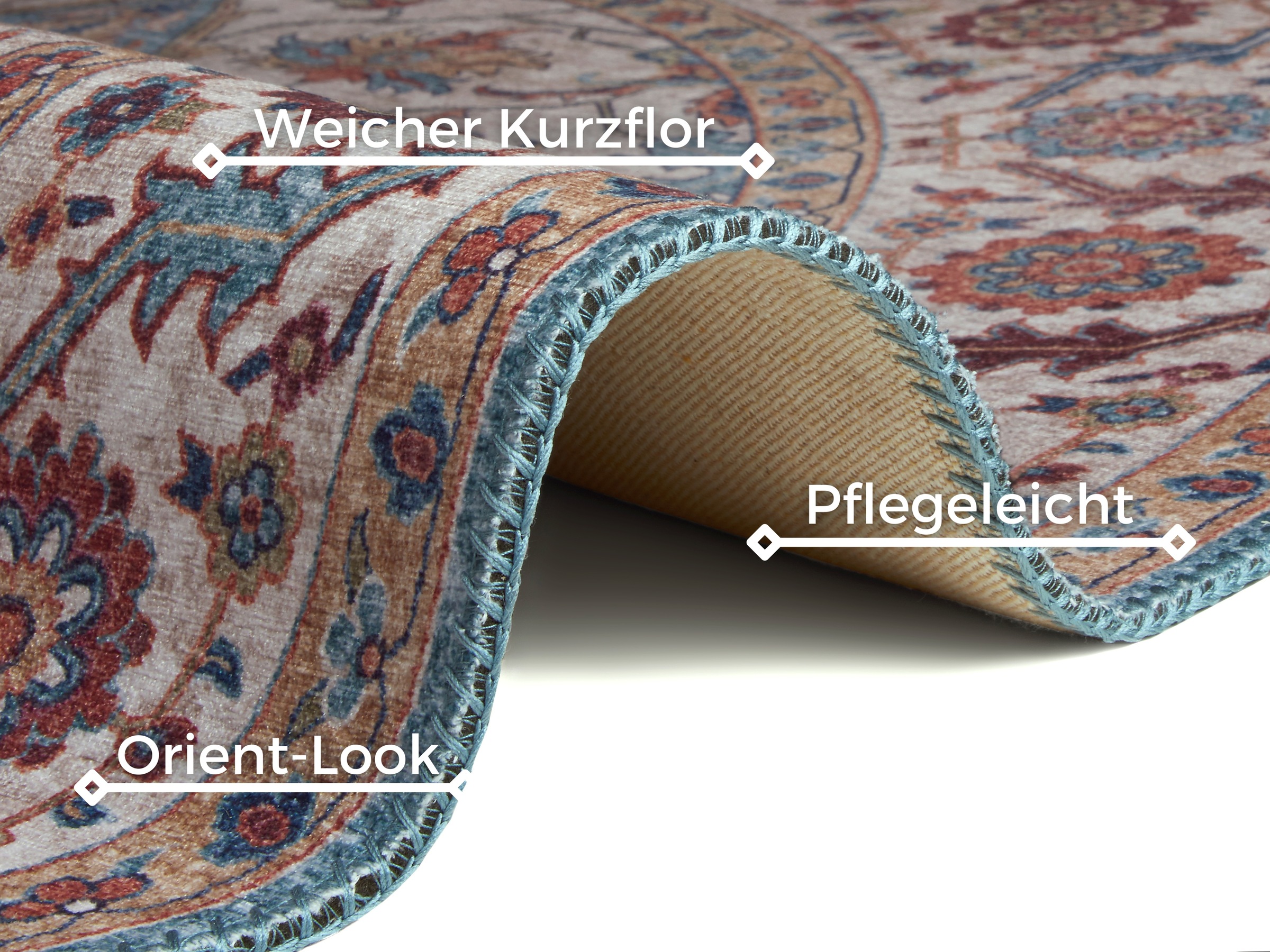 Hanse Home Anthea Rug Blue 160cm 2