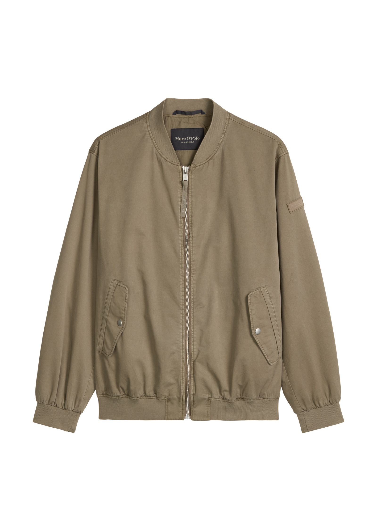 Marc O'Polo Outdoorjacke »aus Bio-Baumwoll-Twill« ohne Kapuze