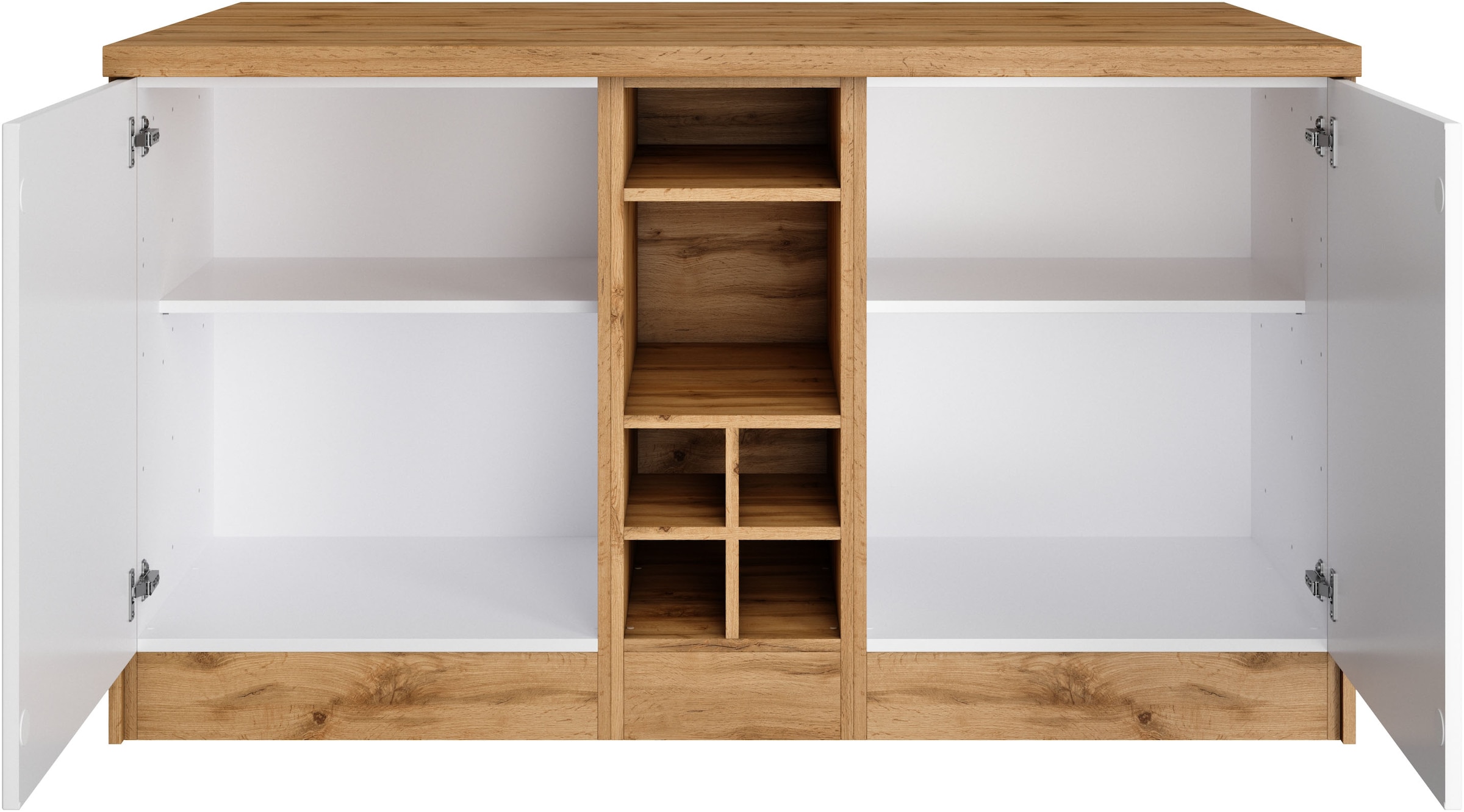 KOCHSTATION Kücheninsel »KS-Lana, Breite 153 cm«, MDF-Fronten, Arbeitsplatte 38mm stark