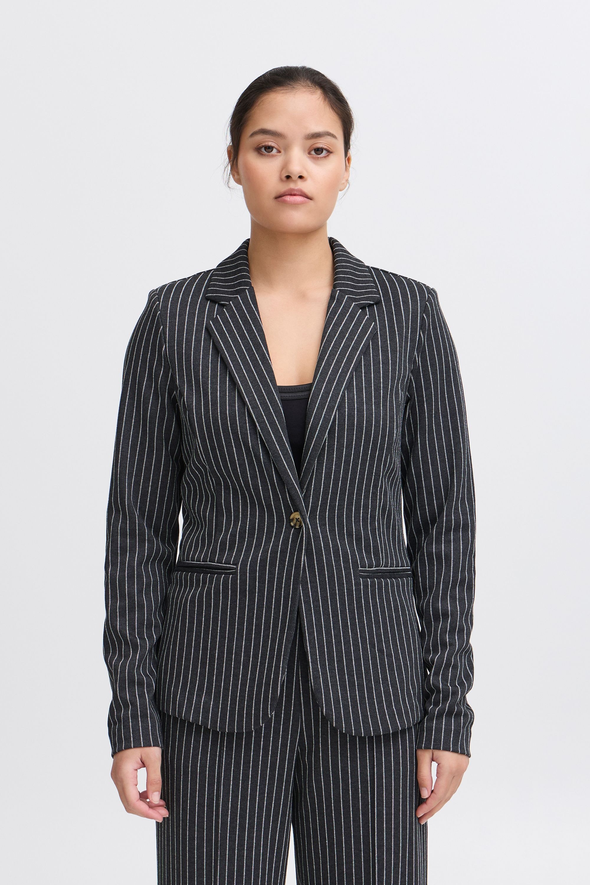 Ichi Kurzblazer »Kurzblazer IXKATE PINSTRIPED BL«