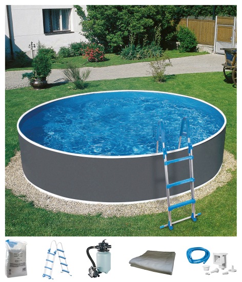 my POOL BWT Rundpool "HYPE 4", (Set, 6 tlg.), in verschiedenen Größen