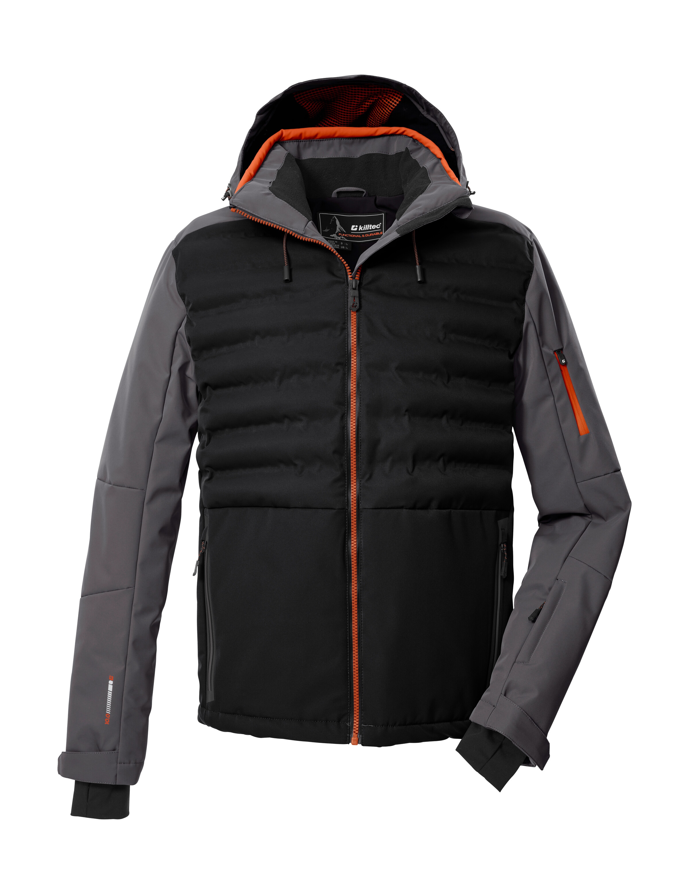 Killtec Skijacke "KSW 72 MN SKI JCKT" Moderne Hybridoptik, winddicht, wasse günstig online kaufen