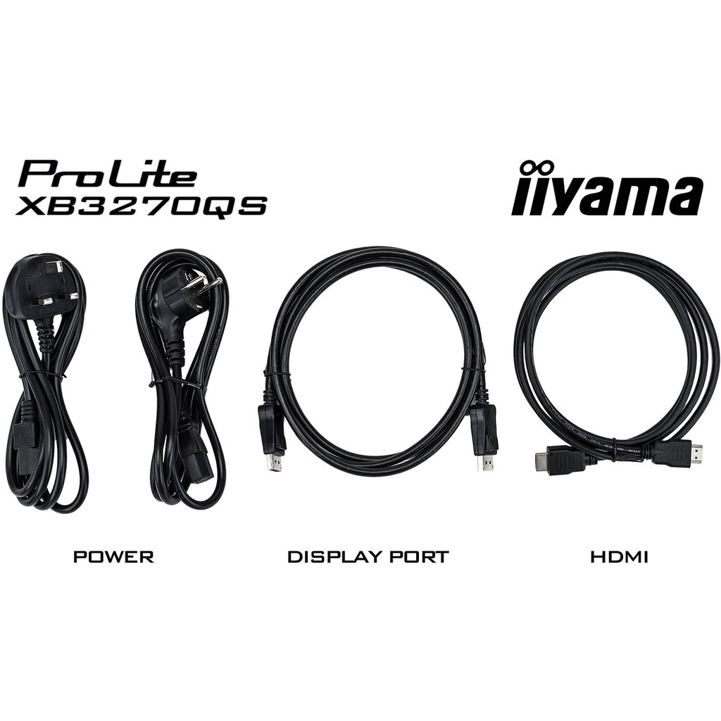 Iiyama Gaming-Monitor »ProLite XB3270QS-B1 C«, 81,3 cm/31,5 Zoll, 2560 x 1440 px, WQHD, 4 ms Reaktionszeit, 60 Hz