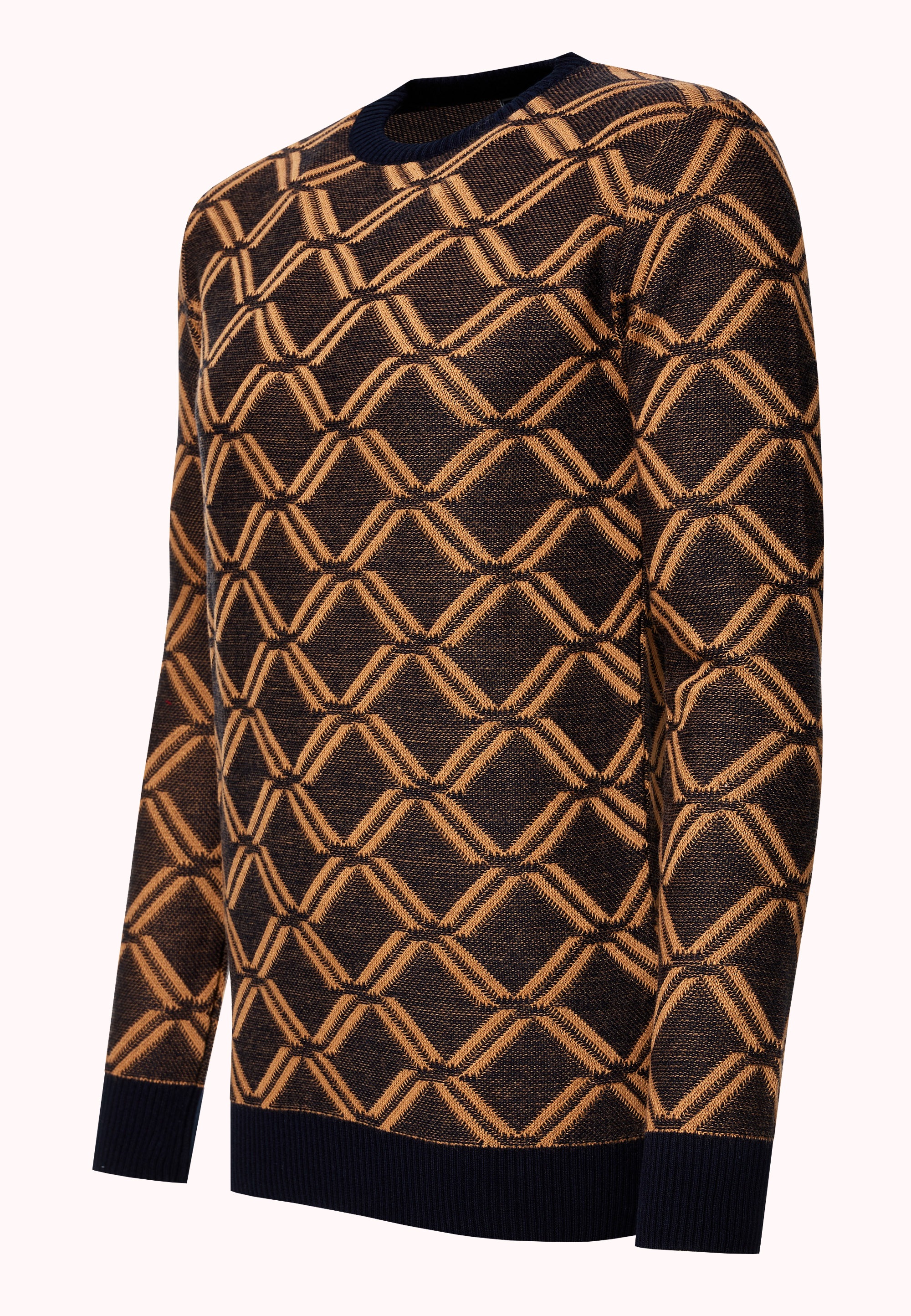 Rusty Neal Strickpullover, in tollem Karo-Design