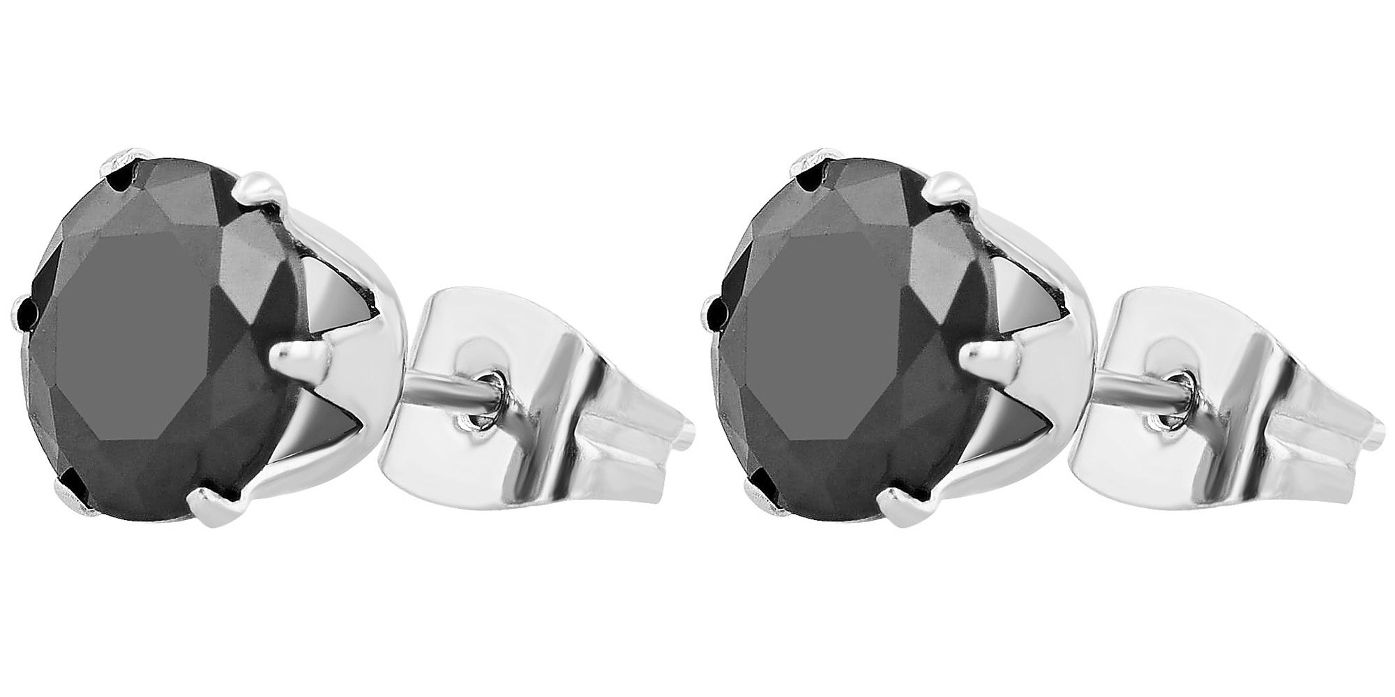 Adelia´s Paar Ohrhänger "Ohrringe – Ohrstecker aus Edelstahl mit Zirkonia" Ein Geschenk, das Freude macht
