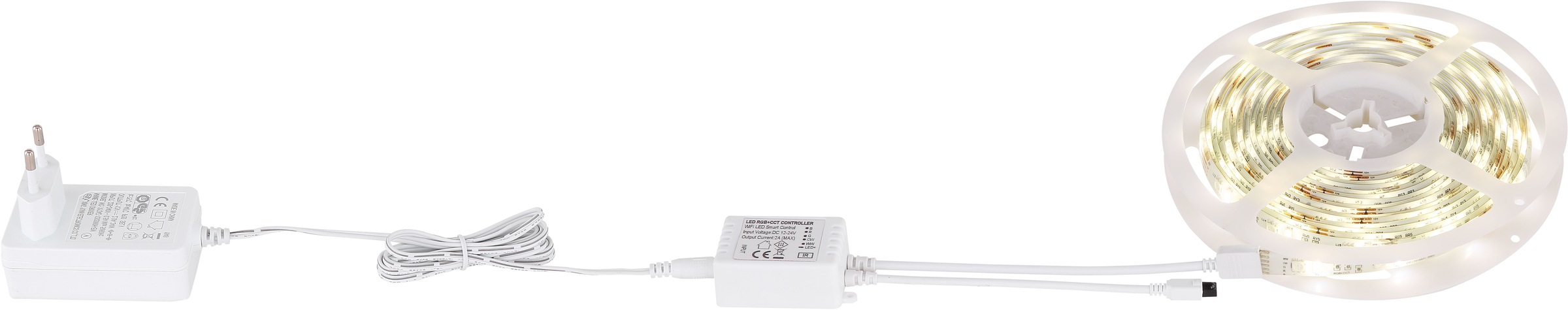 GLOBO LIGHTING LED Stripe »EDUARD«, Band/Farben fixierbar/kompatibel mit Smart Home und Alexa