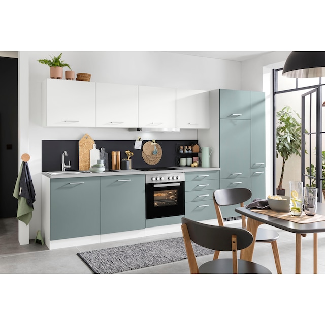 HELD MÖBEL Küchenzeile für Kühlschrank cm kaufen mit »Visby«, | BAUR E-Geräten, Breite 330
