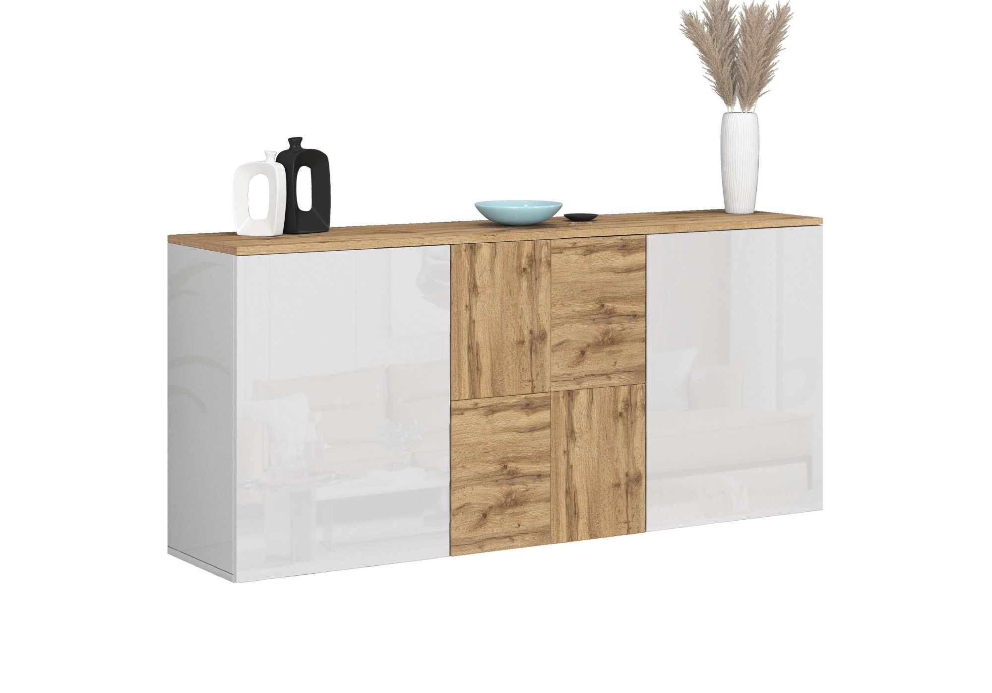 INOSIGN Sideboard "Sideboard ISEO, Kommode, Schrank, Kredenz" 1 Stk. tlg. s günstig online kaufen